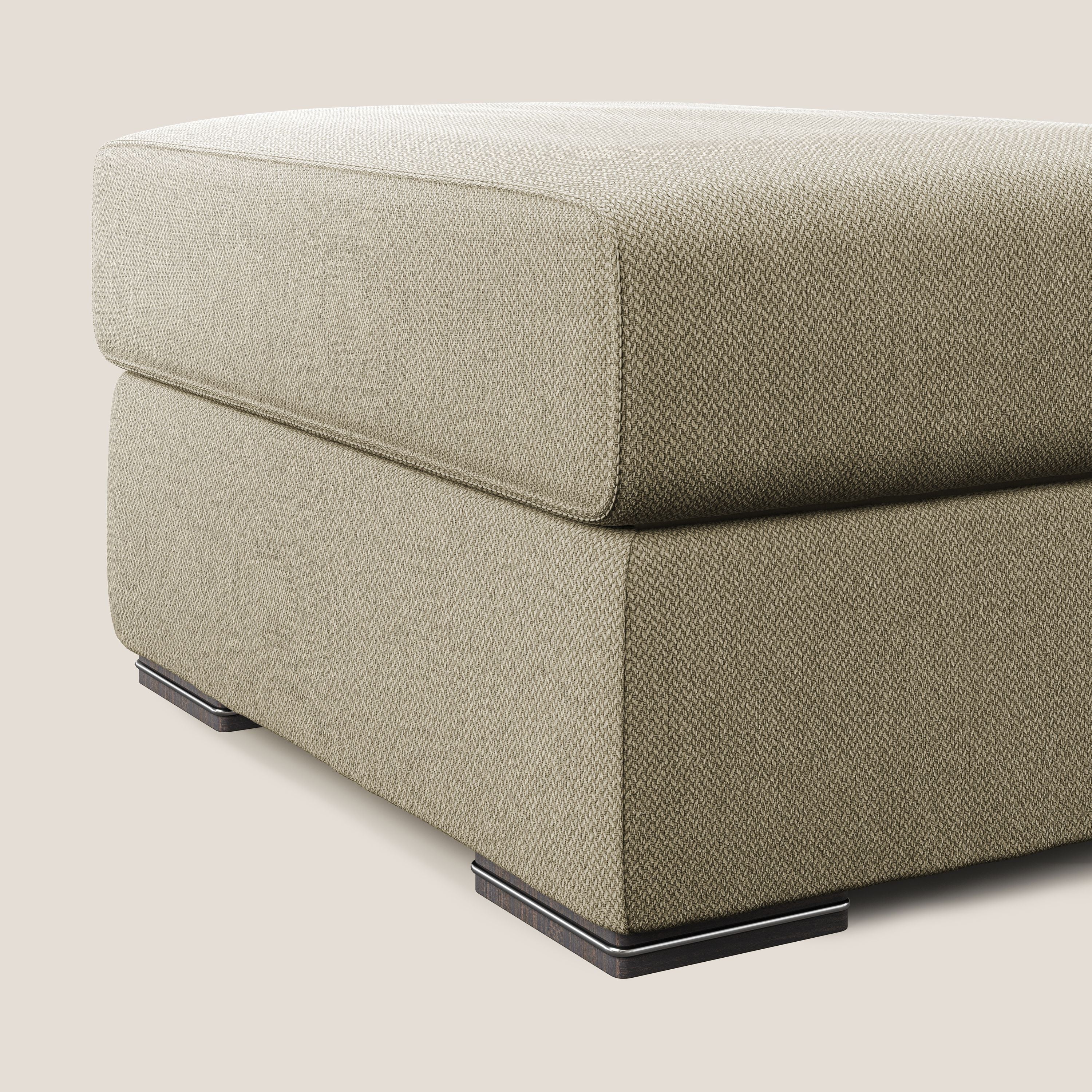 Sun pouf coffre en tissu détachable T05 camel - Image 3