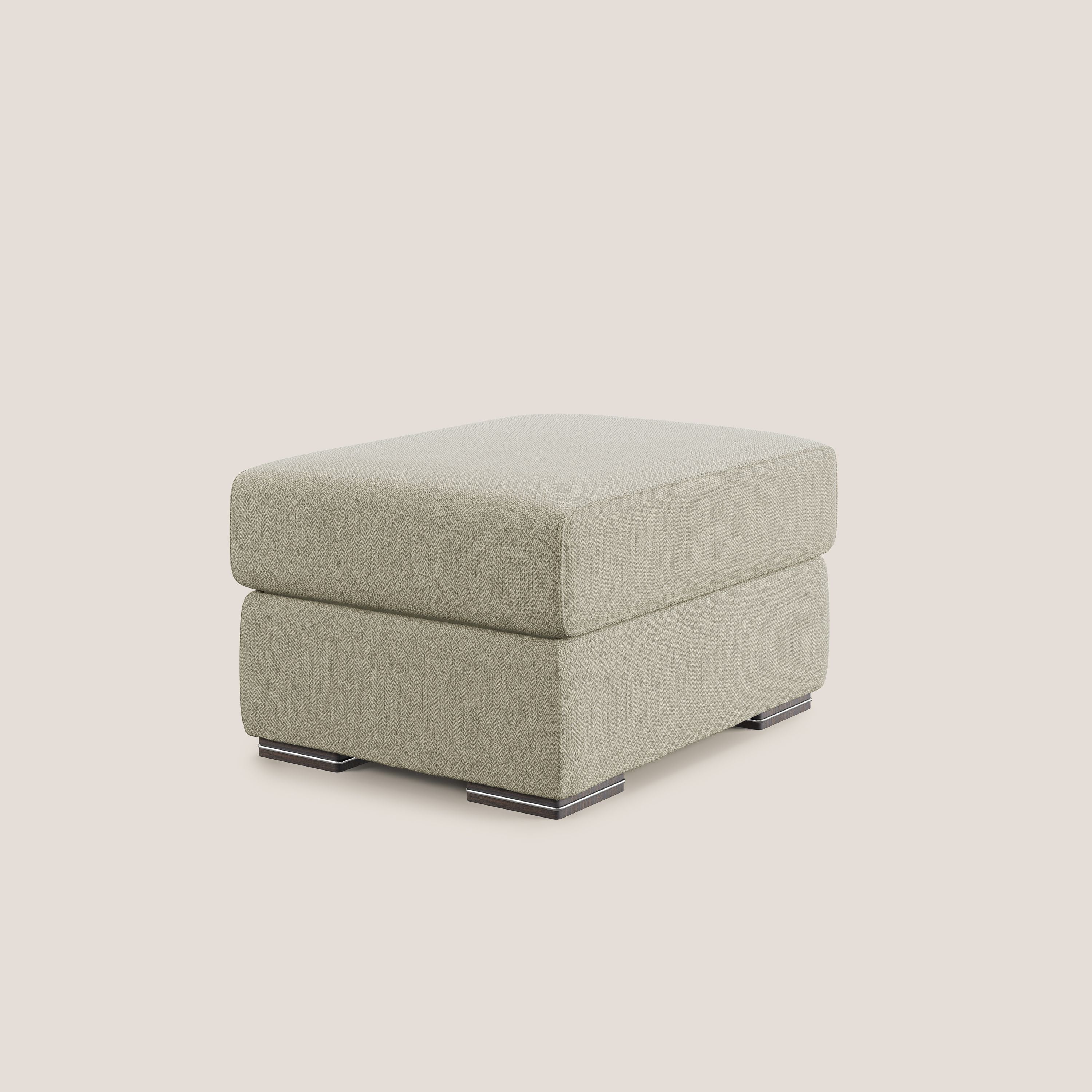 Sun pouf coffre en tissu détachable T05 crème - Image 2