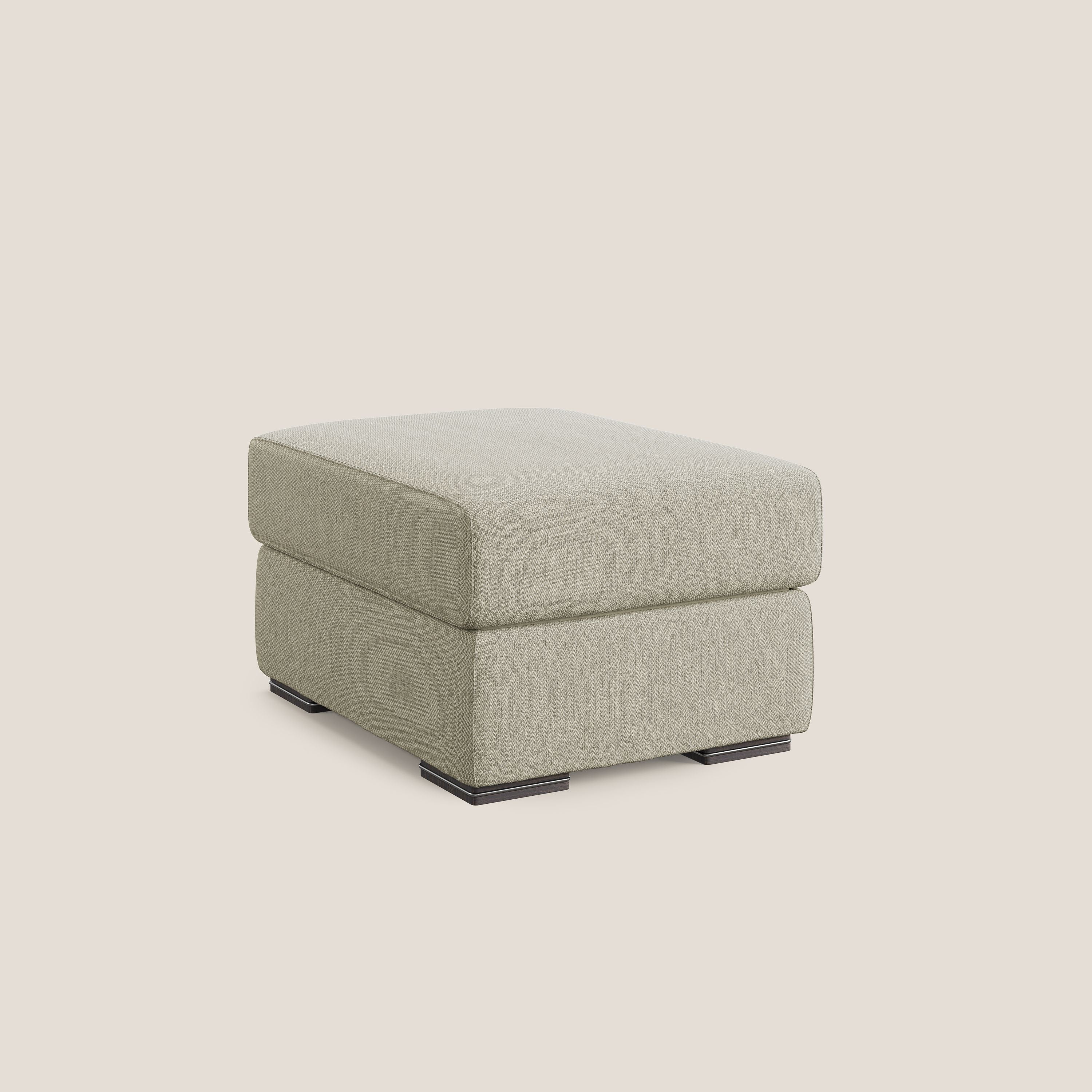 Sun pouf coffre en tissu détachable T05 crème - Image 8
