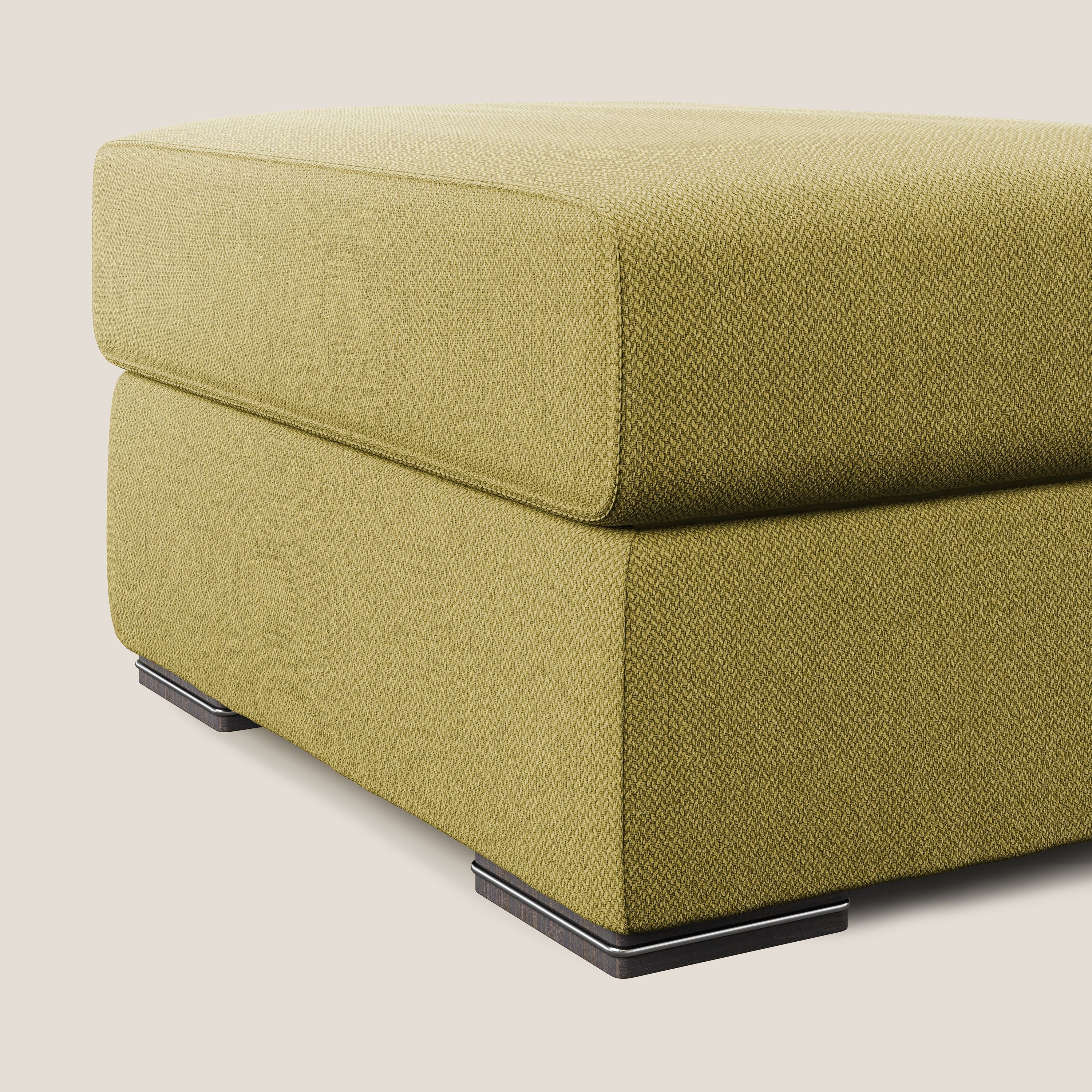 Sun pouf coffre en tissu détachable T05 jaune - Image 3