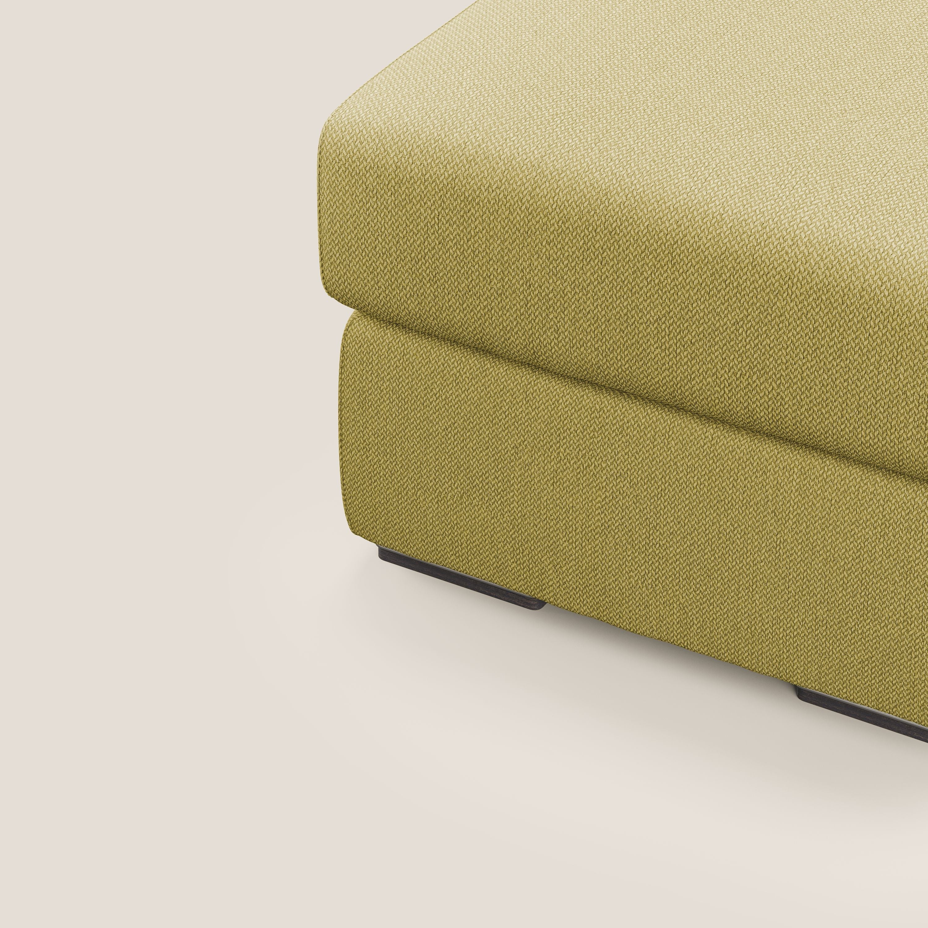 Sun pouf coffre en tissu détachable T05 jaune - Image 5