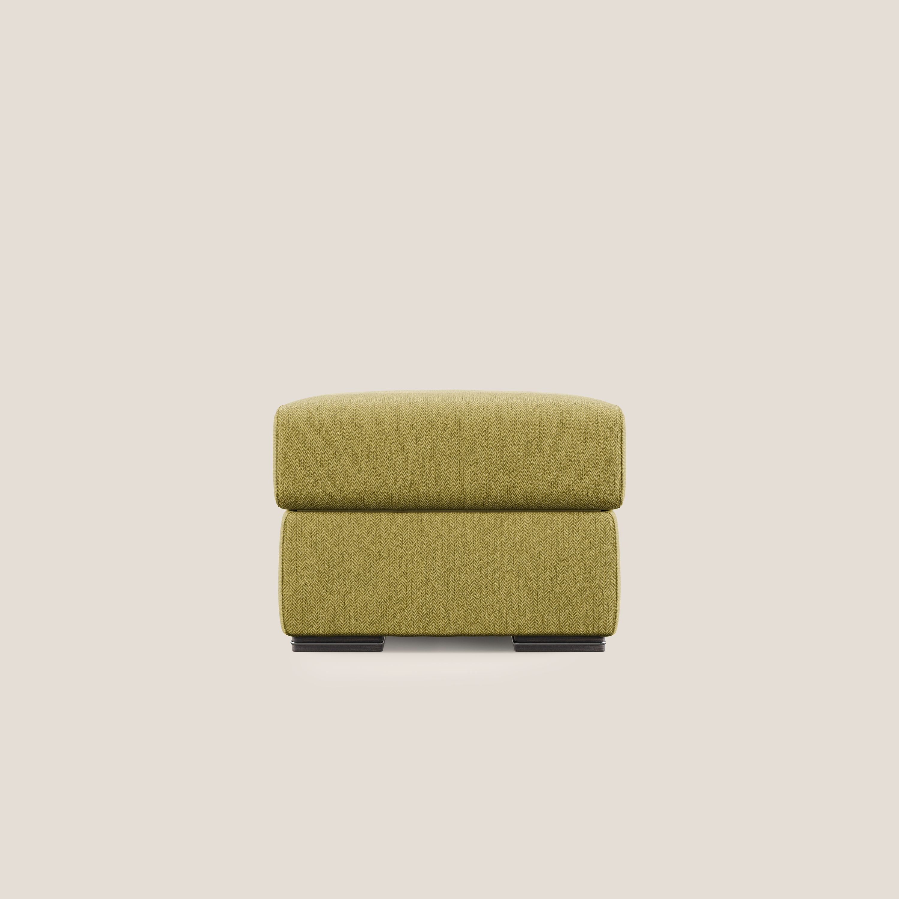 Sun pouf coffre en tissu détachable T05 jaune - Image 7