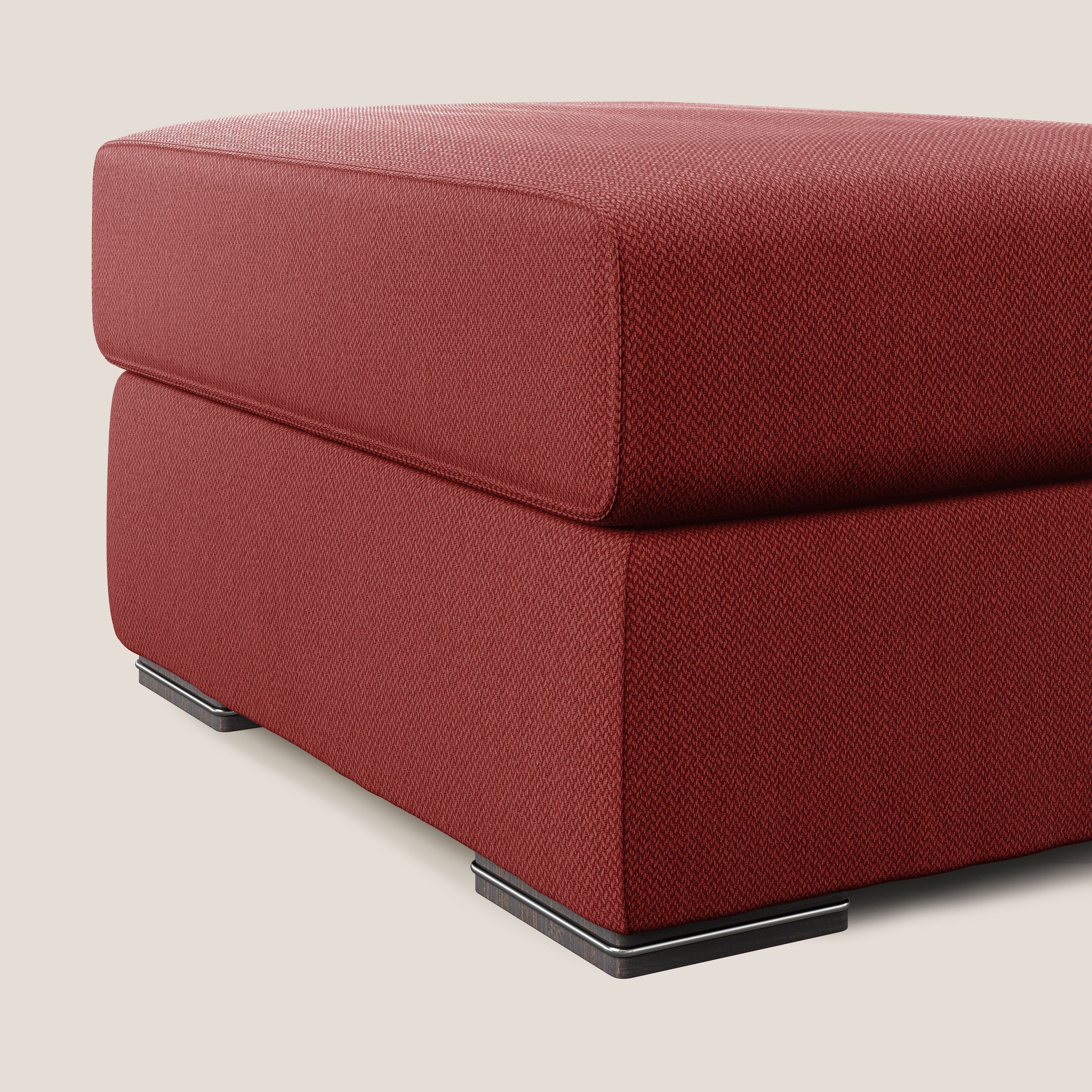 Sun pouf coffre en tissu détachable T05 rouge - Image 3