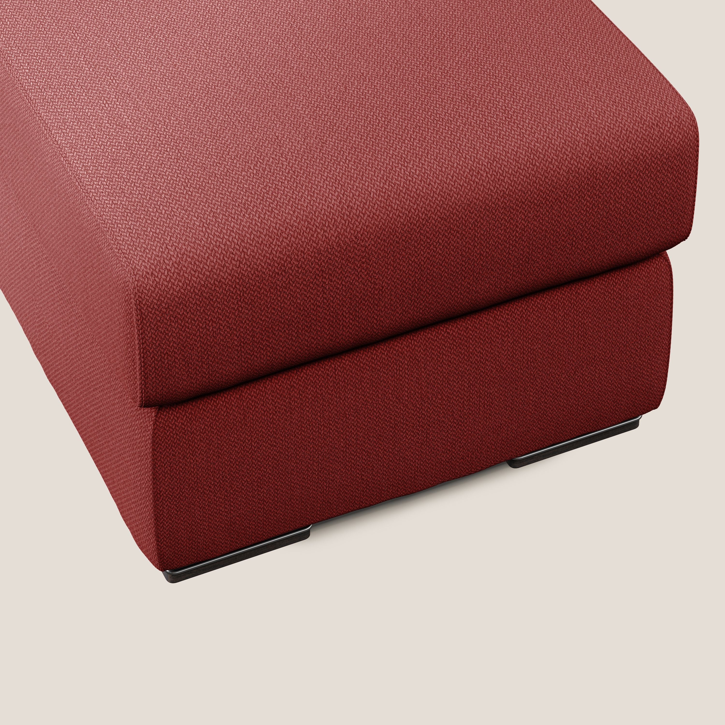Sun pouf coffre en tissu détachable T05 rouge - Image 4