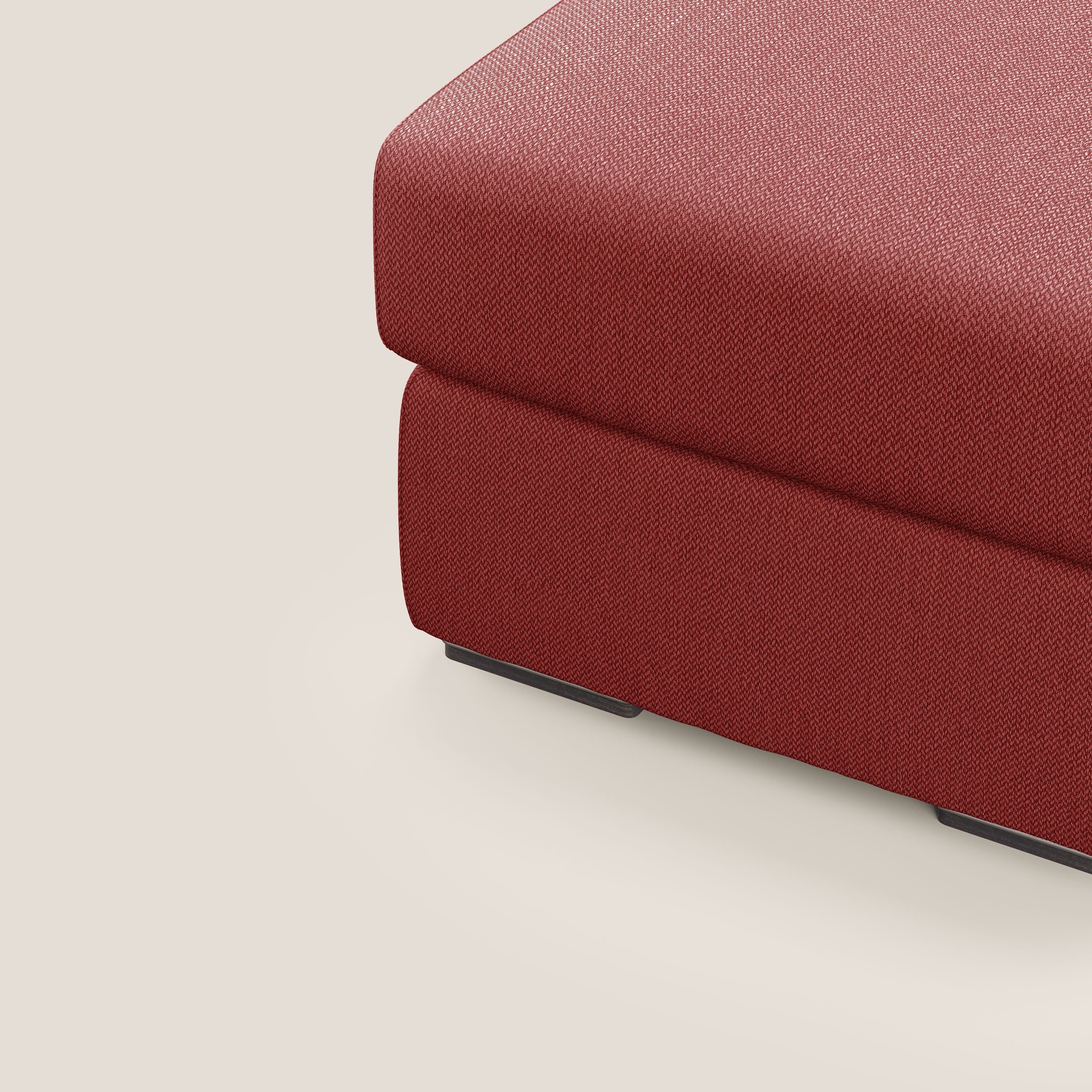 Sun pouf coffre en tissu détachable T05 rouge - Image 5