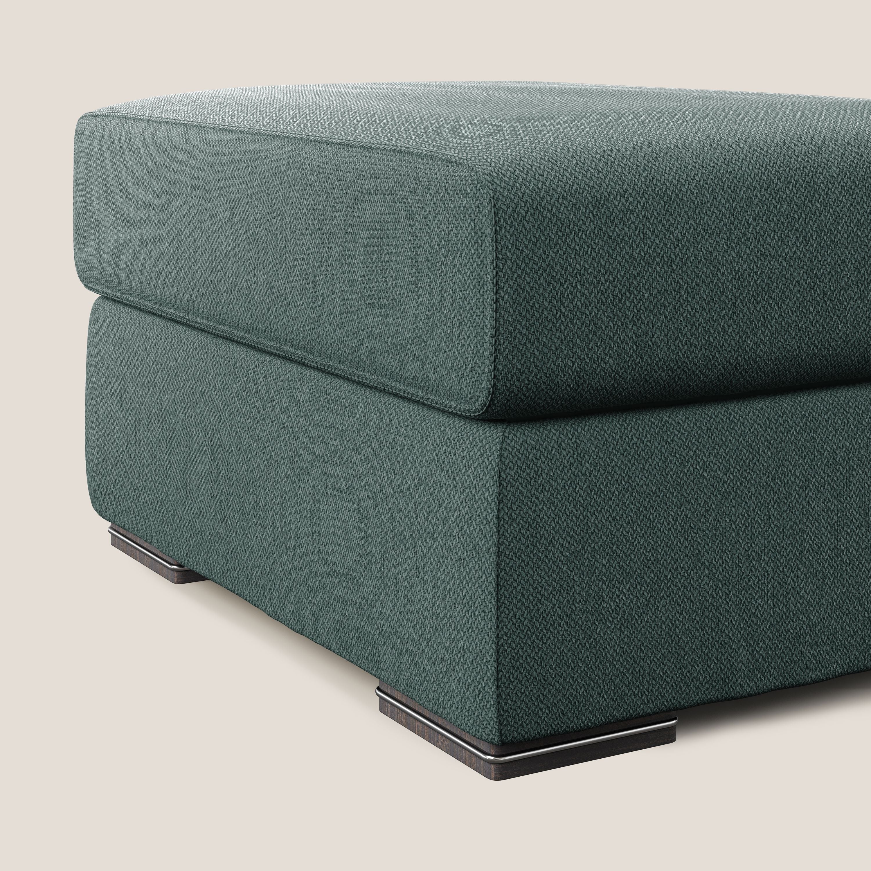 Sun pouf coffre en tissu détachable T05 vert - Image 4