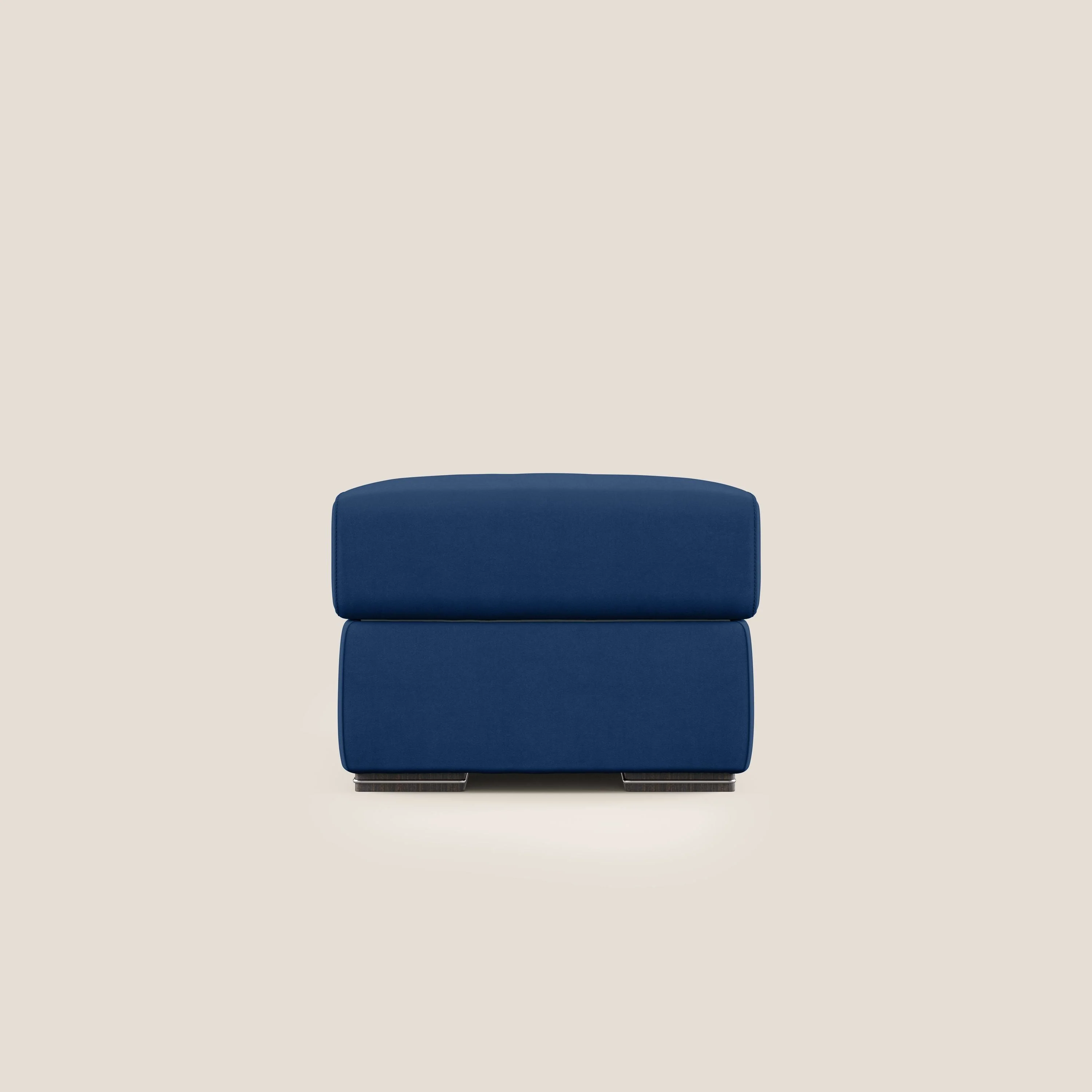 Sun pouf coffre en microfibre détachable T11 bleu - Image 7