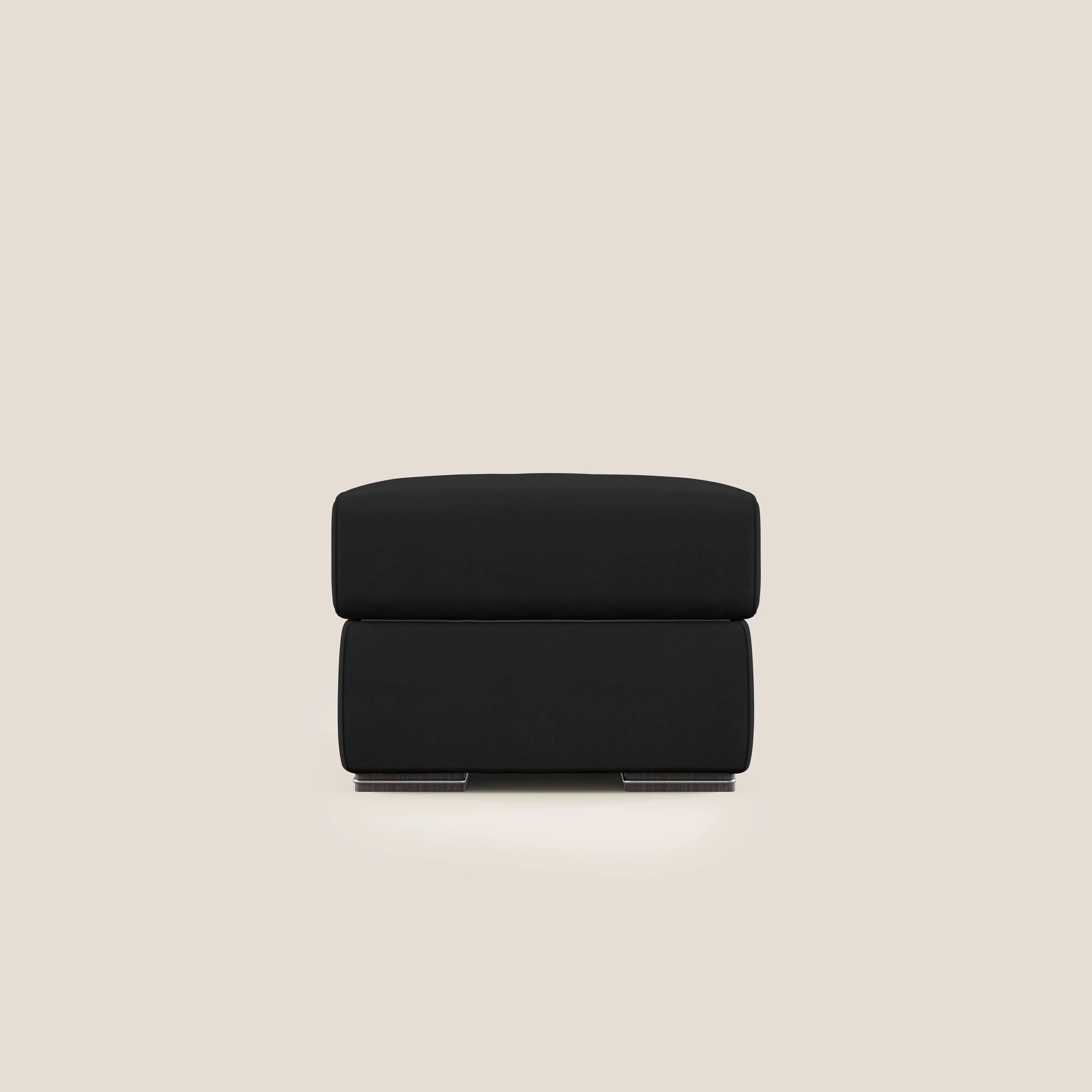 Sun pouf coffre en microfibre détachable T11 noir - Image 7