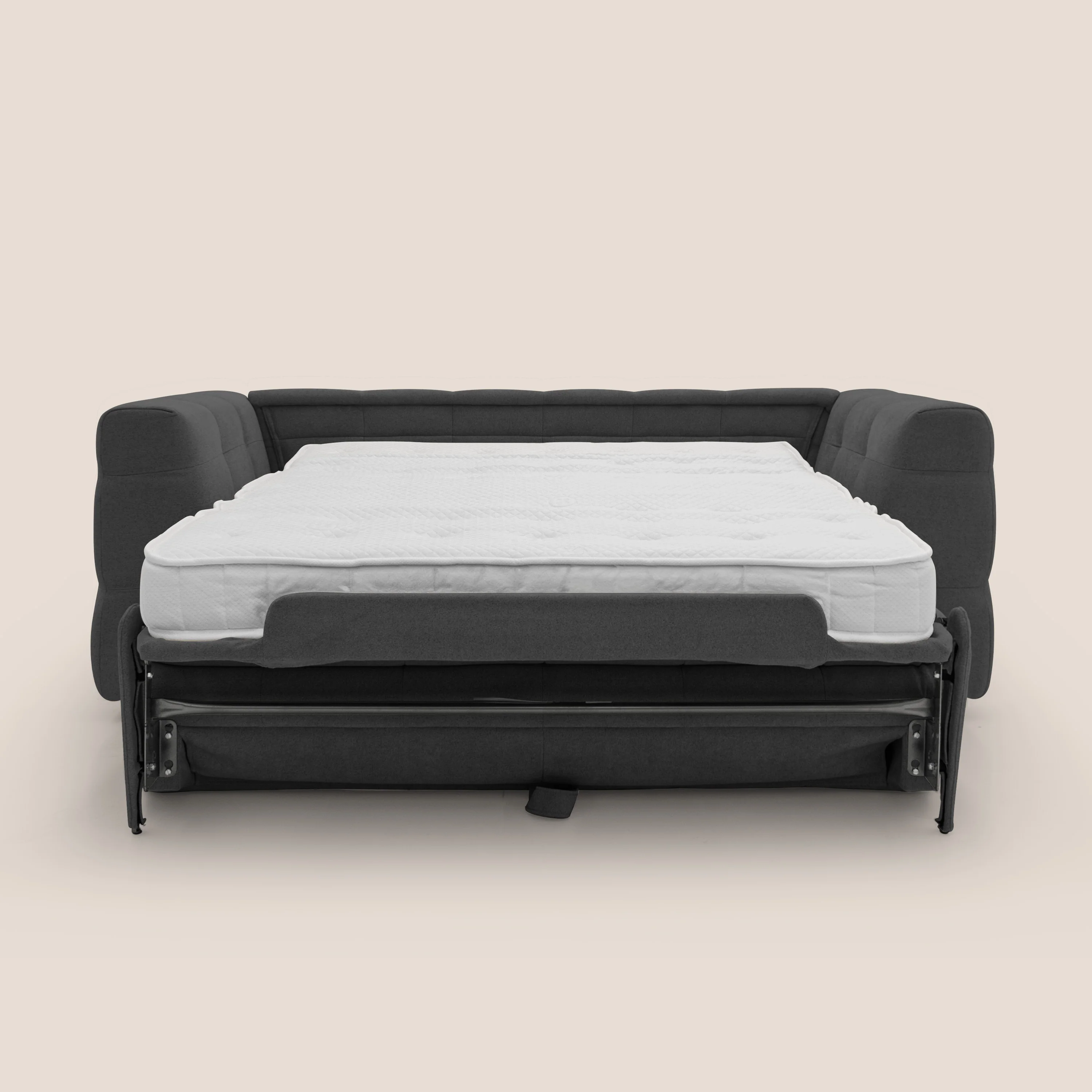Tender Canapé convertible avec matelas H14 cm en bouclette imperméable T07 anthracite - Image 11