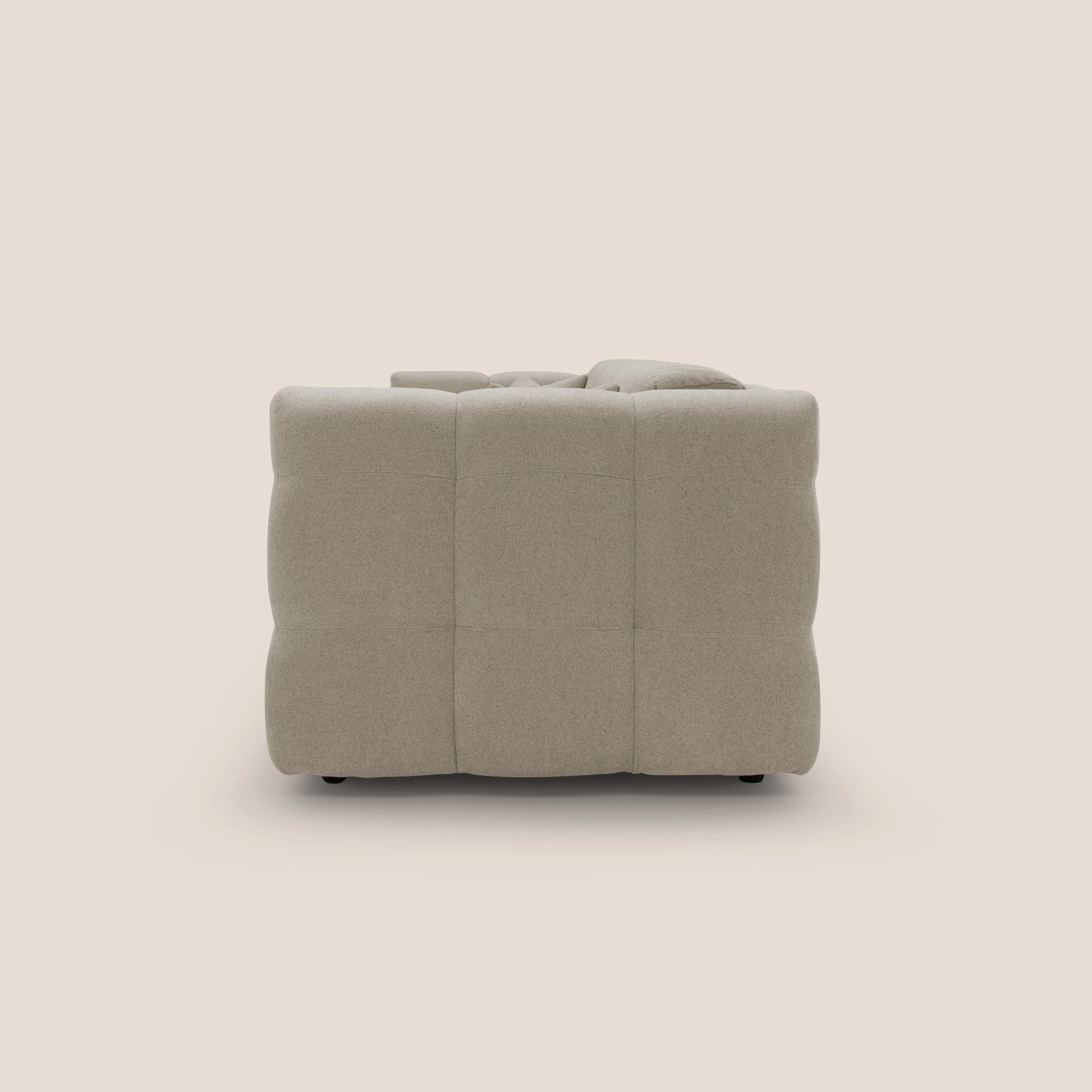 Tender Canapé convertible avec matelas H14 cm en bouclette imperméable T07 beige - Image 5