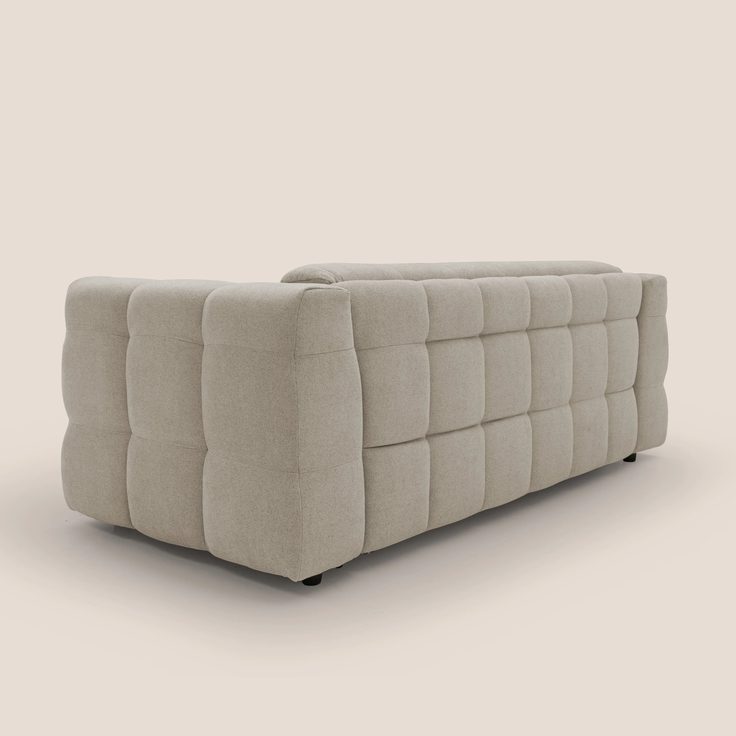 Tender Canapé convertible avec matelas H14 cm en bouclette imperméable T07 beige - Image 6