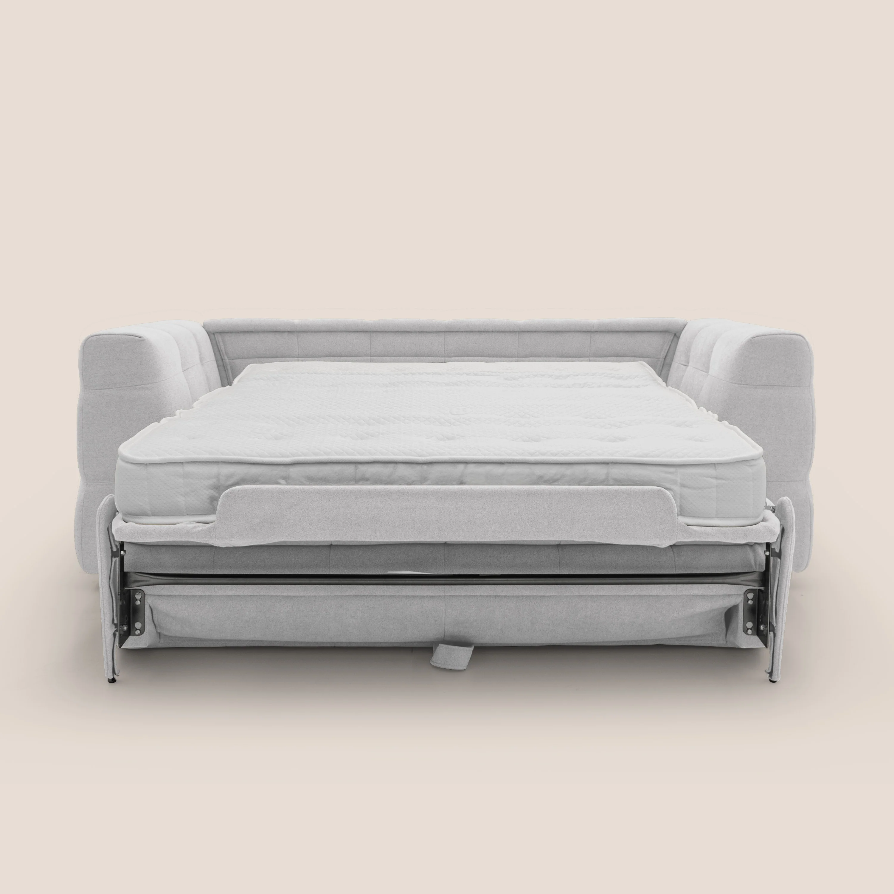 Tender Canapé convertible avec matelas H14 cm en bouclette imperméable T07 blanc - Image 11