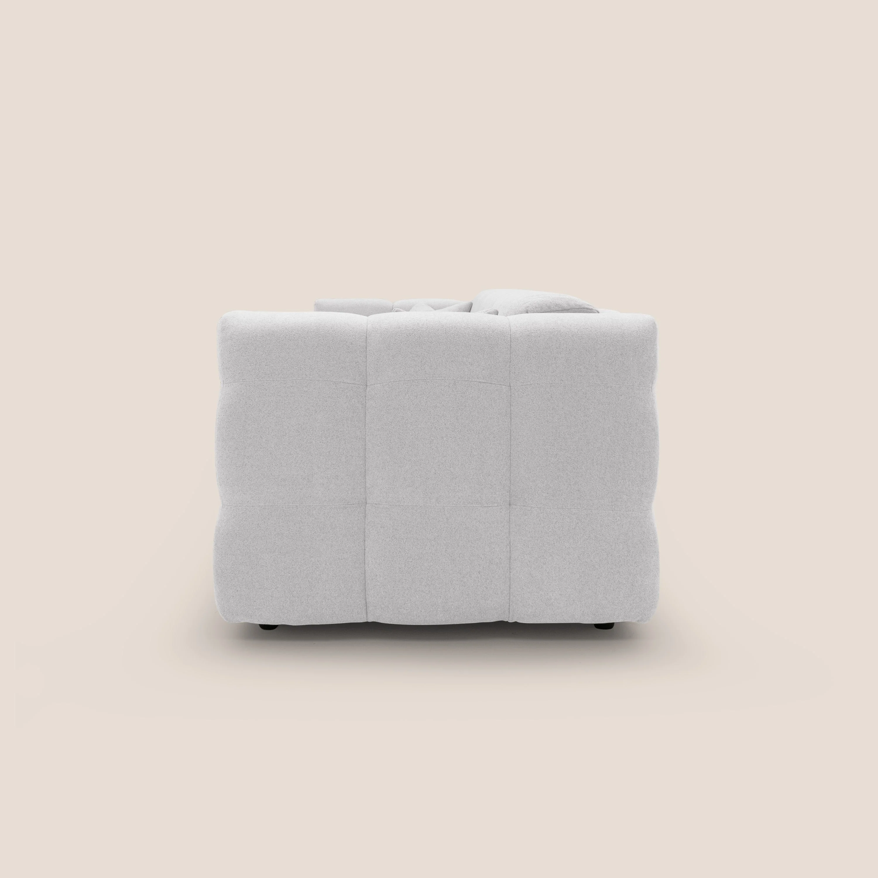 Tender Canapé convertible avec matelas H14 cm en bouclette imperméable T07 blanc - Image 5