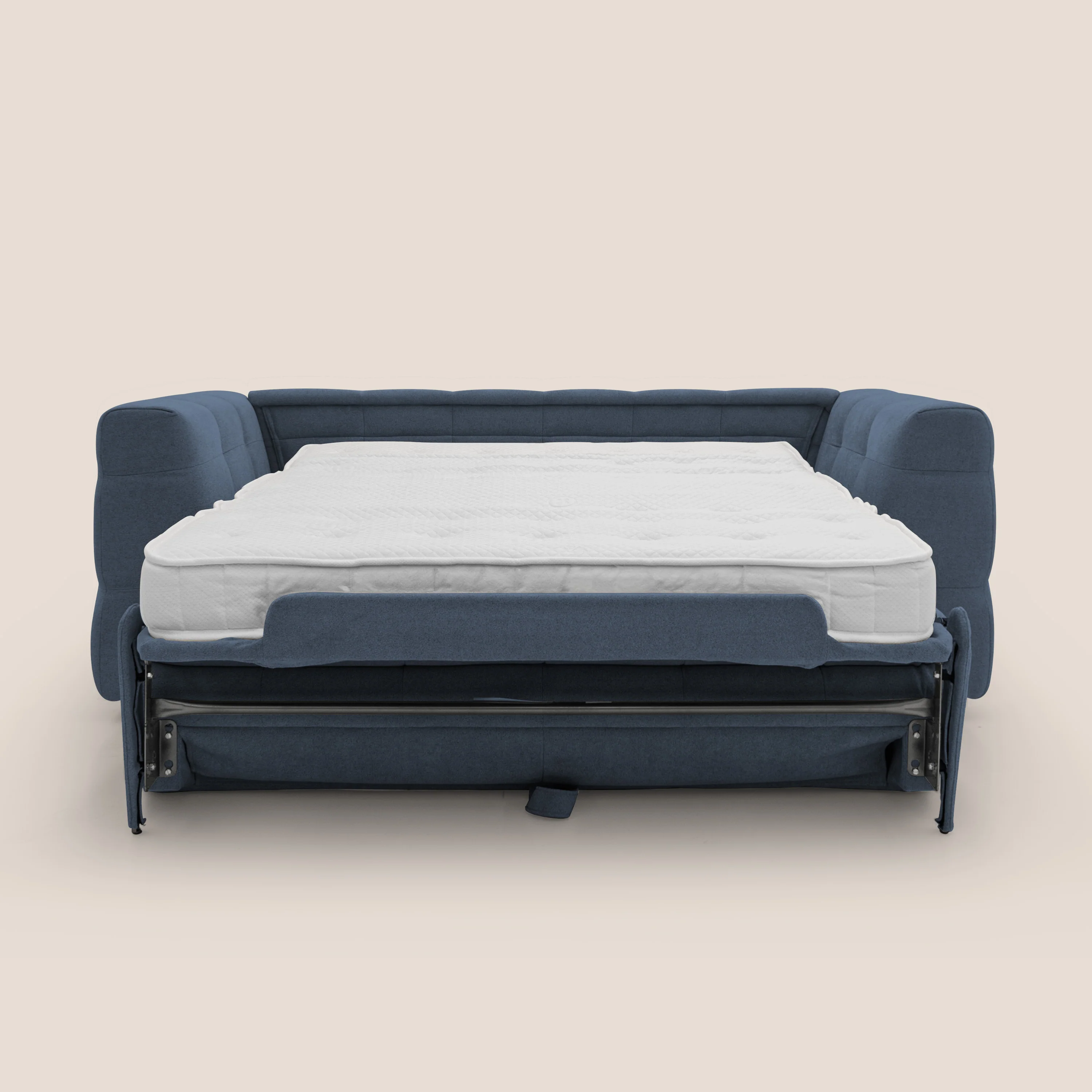 Tender Canapé convertible avec matelas H14 cm en bouclette imperméable T07 bleu - Image 11