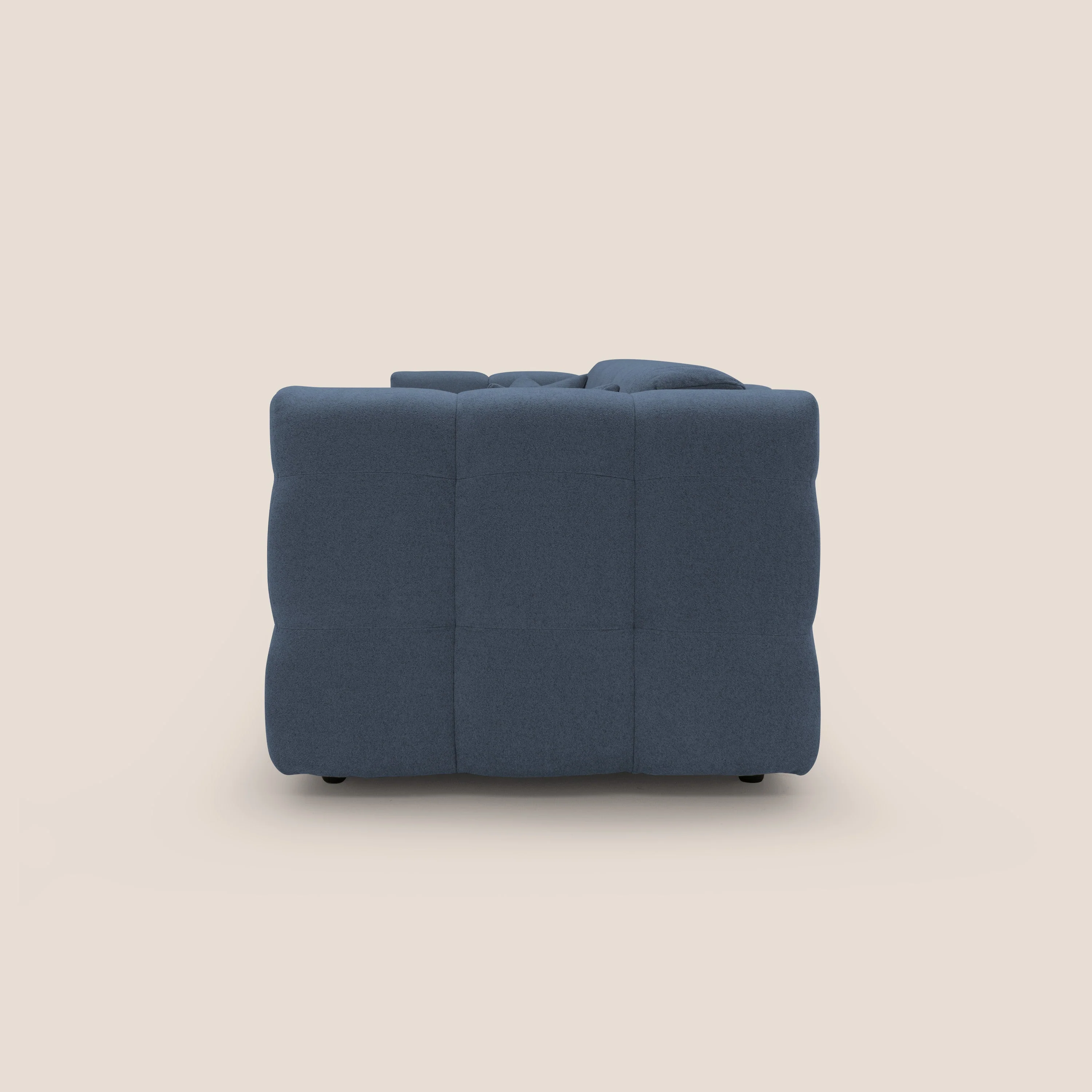 Tender Canapé convertible avec matelas H14 cm en bouclette imperméable T07 bleu - Image 5