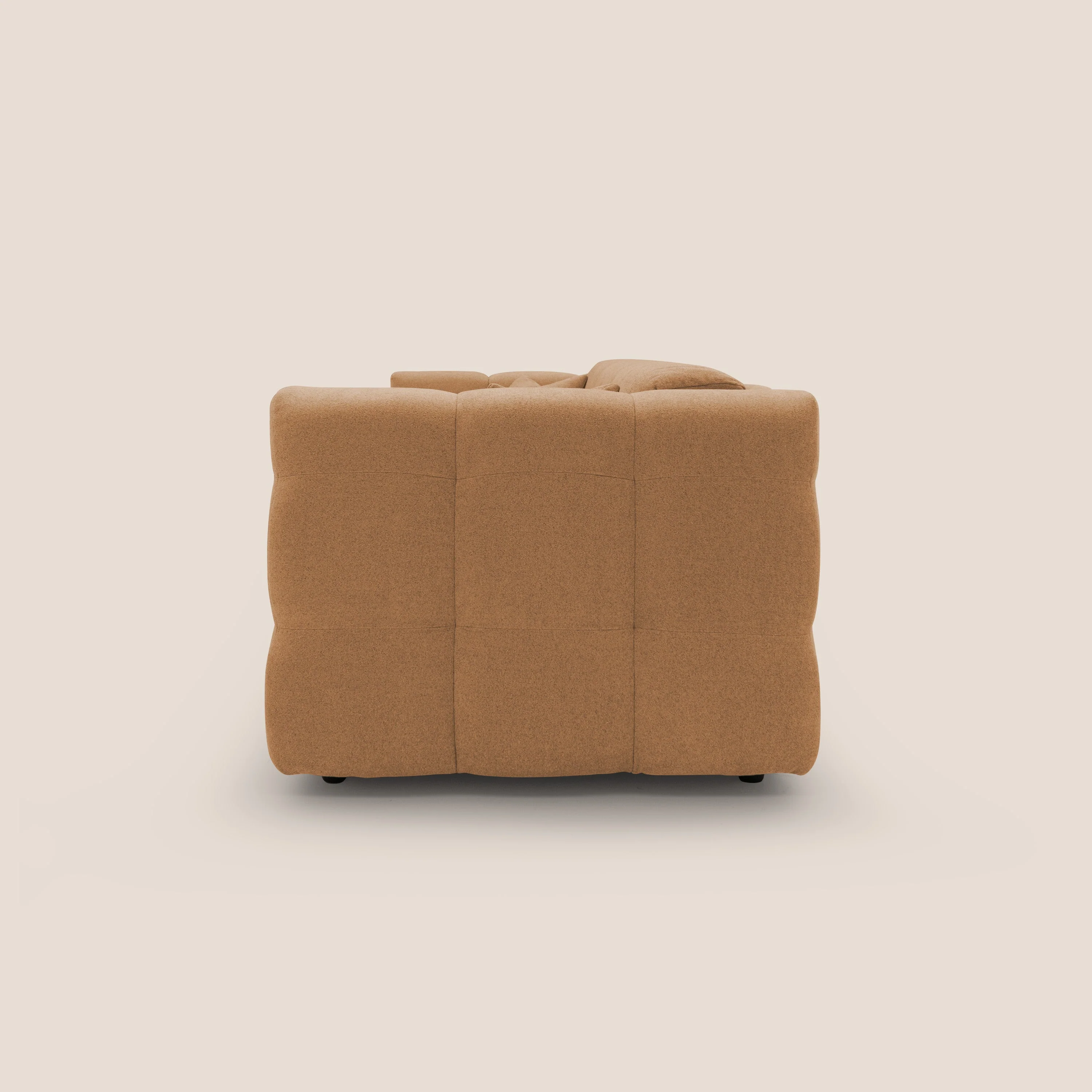 Tender Canapé convertible avec matelas H14 cm en bouclette imperméable T07 orange - Image 5
