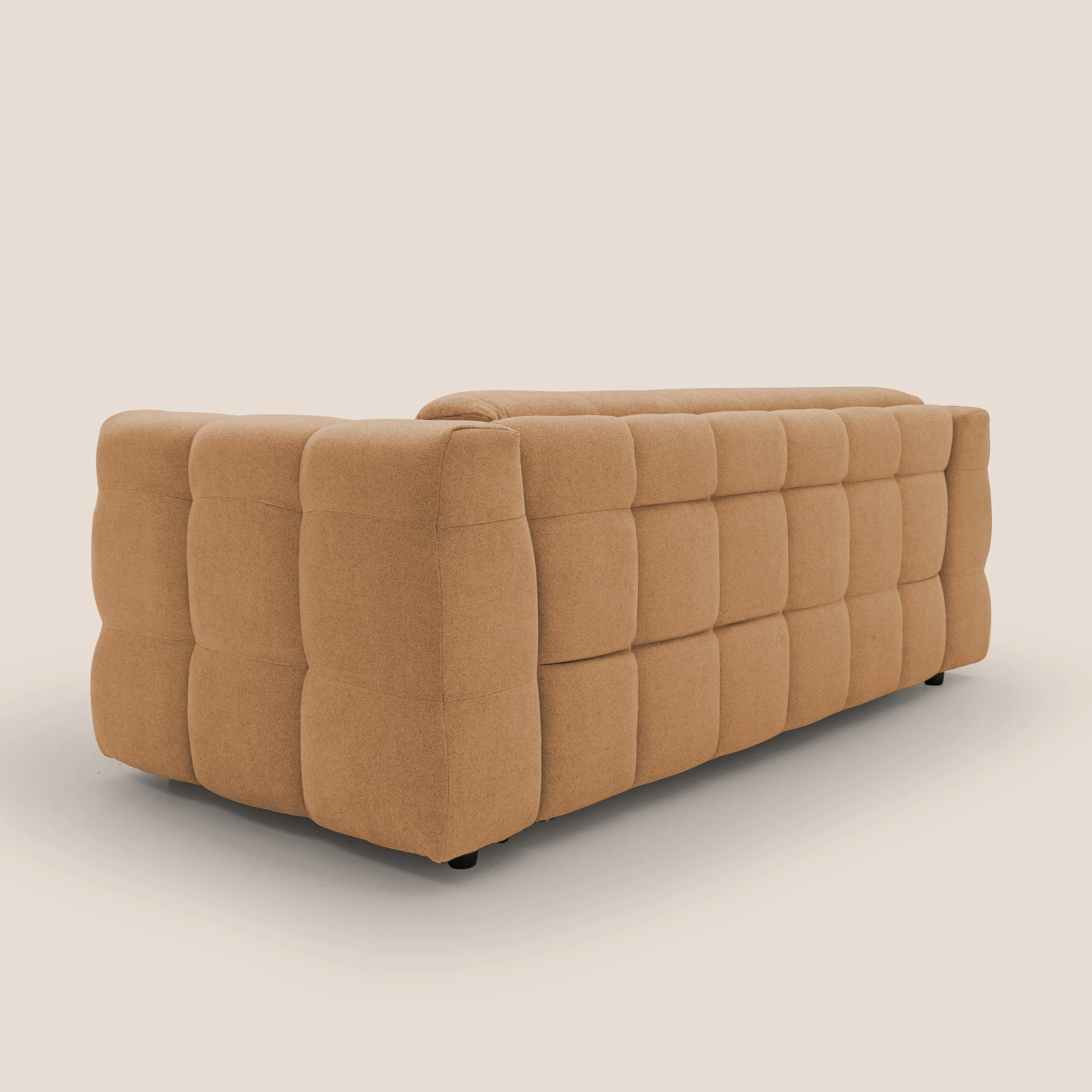 Tender Canapé convertible avec matelas H14 cm en bouclette imperméable T07 orange - Image 6