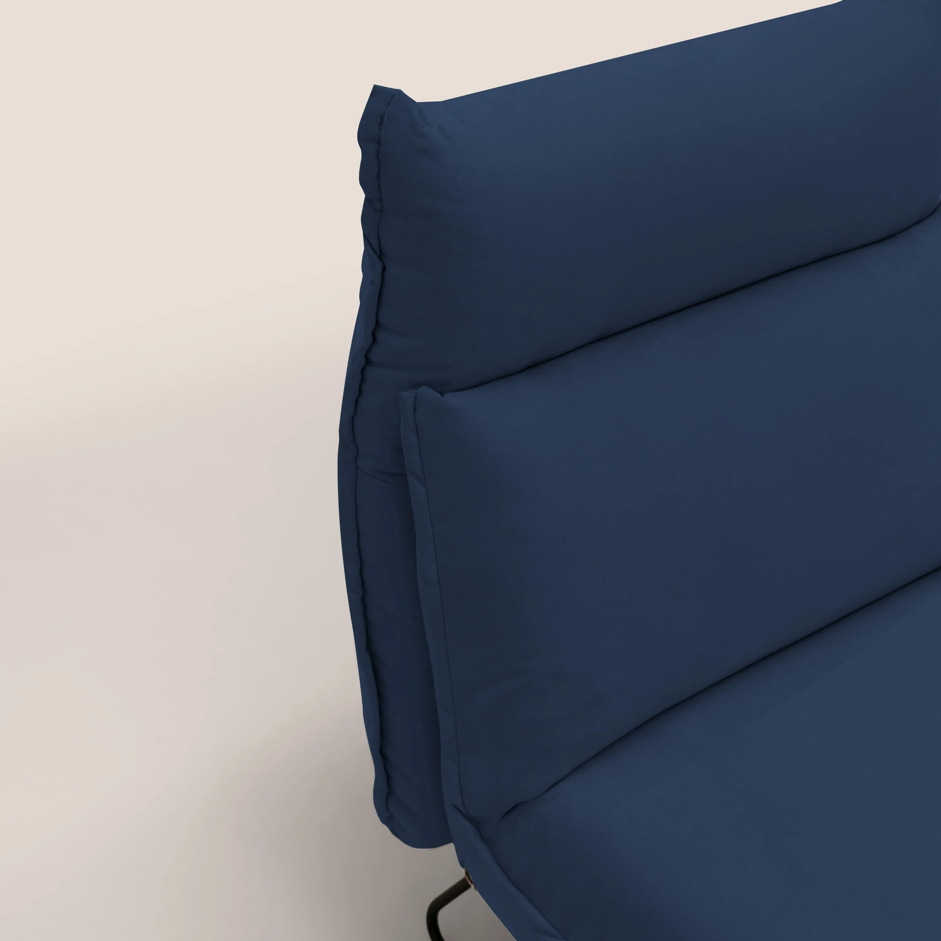 Tessa Fauteuil au design moderne en microfibre détachable T11 bleu - Image 3