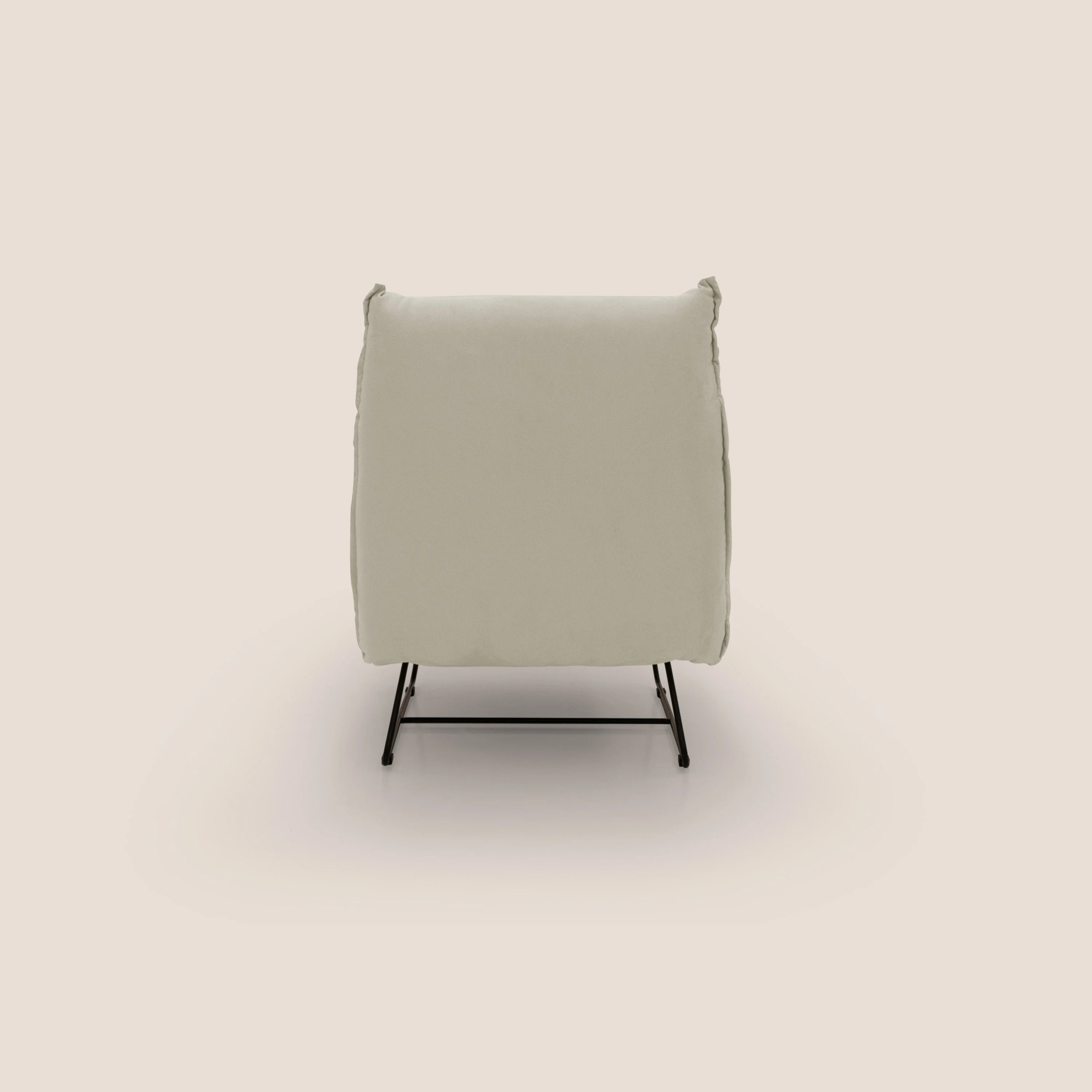Tessa Fauteuil au design moderne en microfibre détachable T11 crème - Image 9