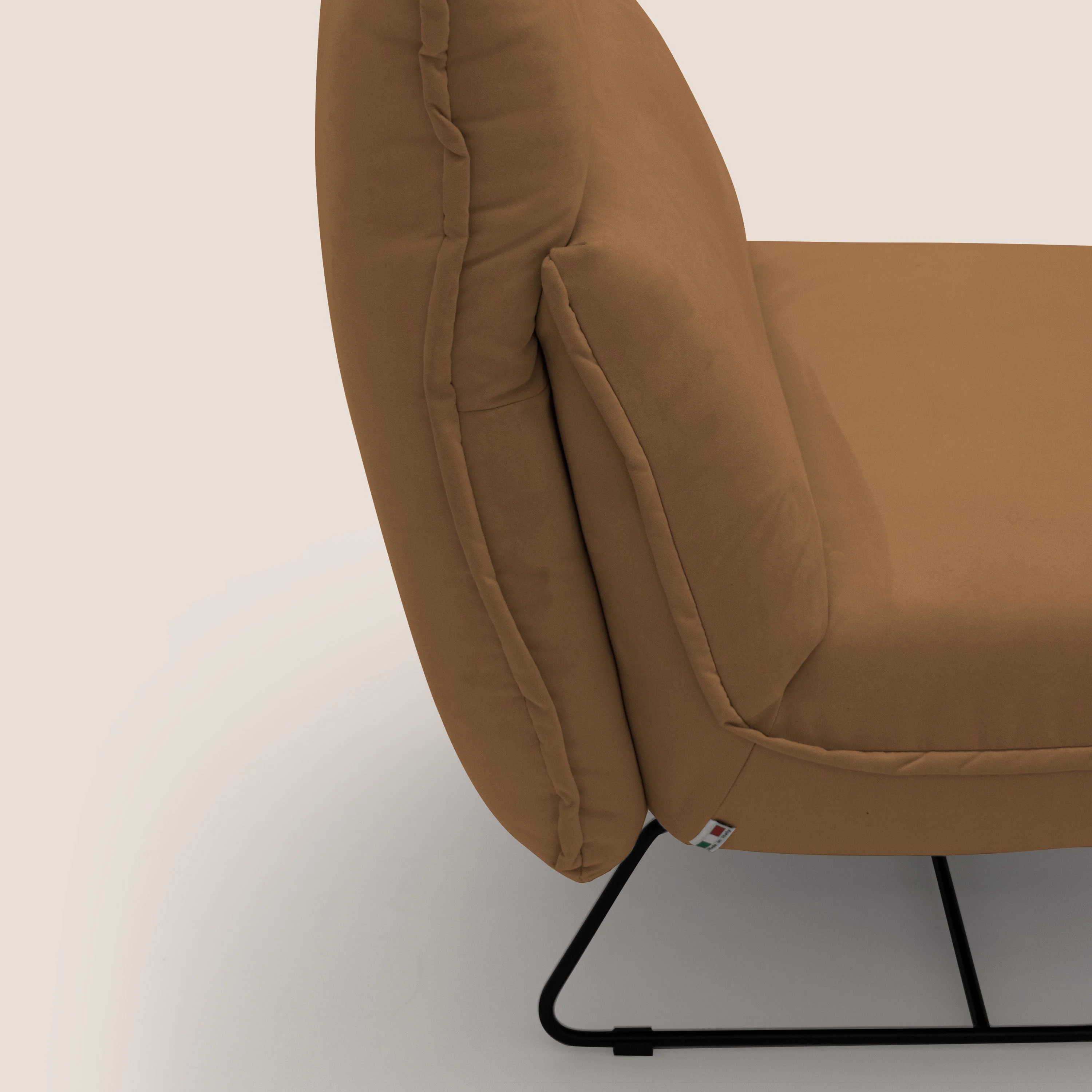 Tessa Fauteuil au design moderne en microfibre détachable T11 cuir - Image 4