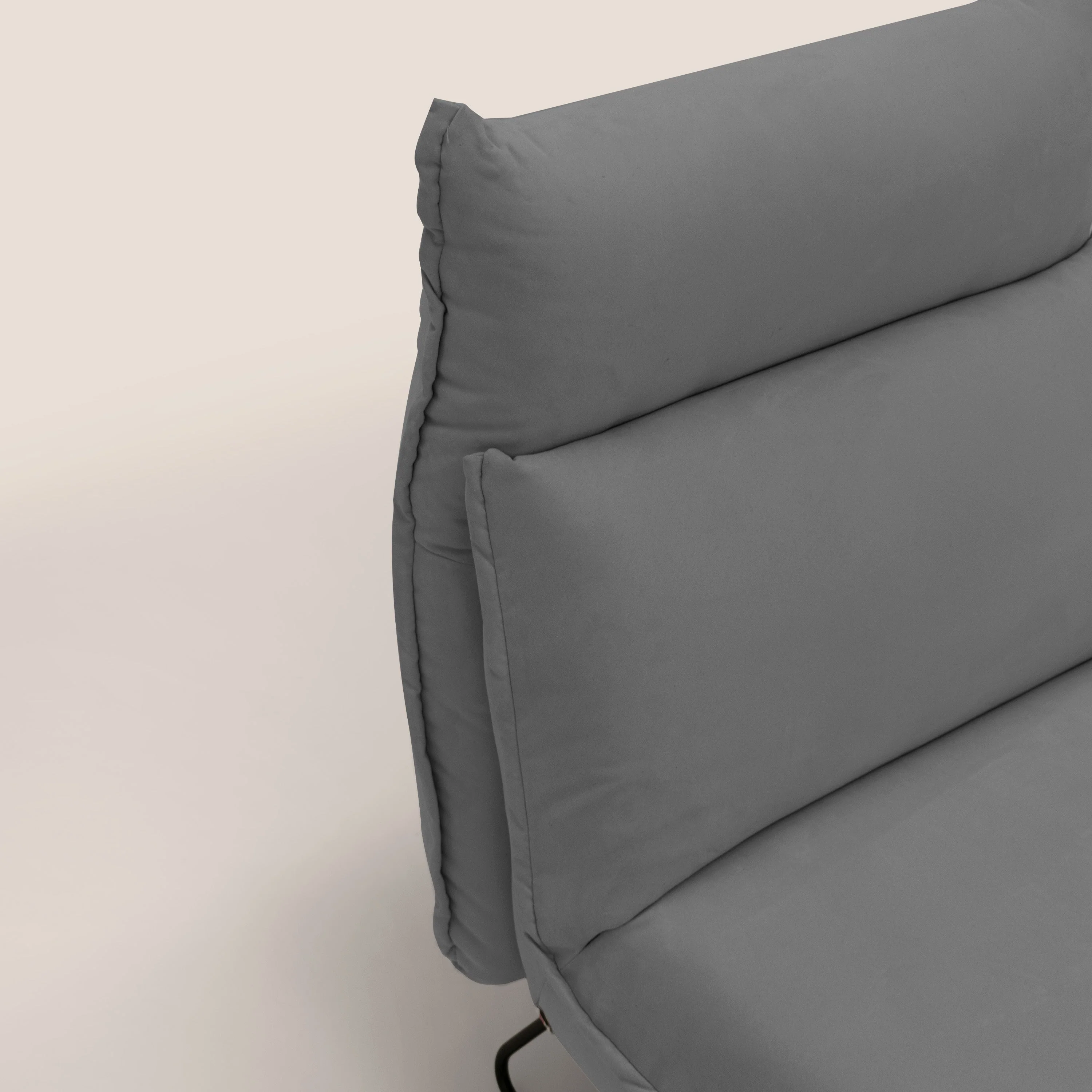 Tessa Fauteuil au design moderne en microfibre détachable T11 gris - Image 3