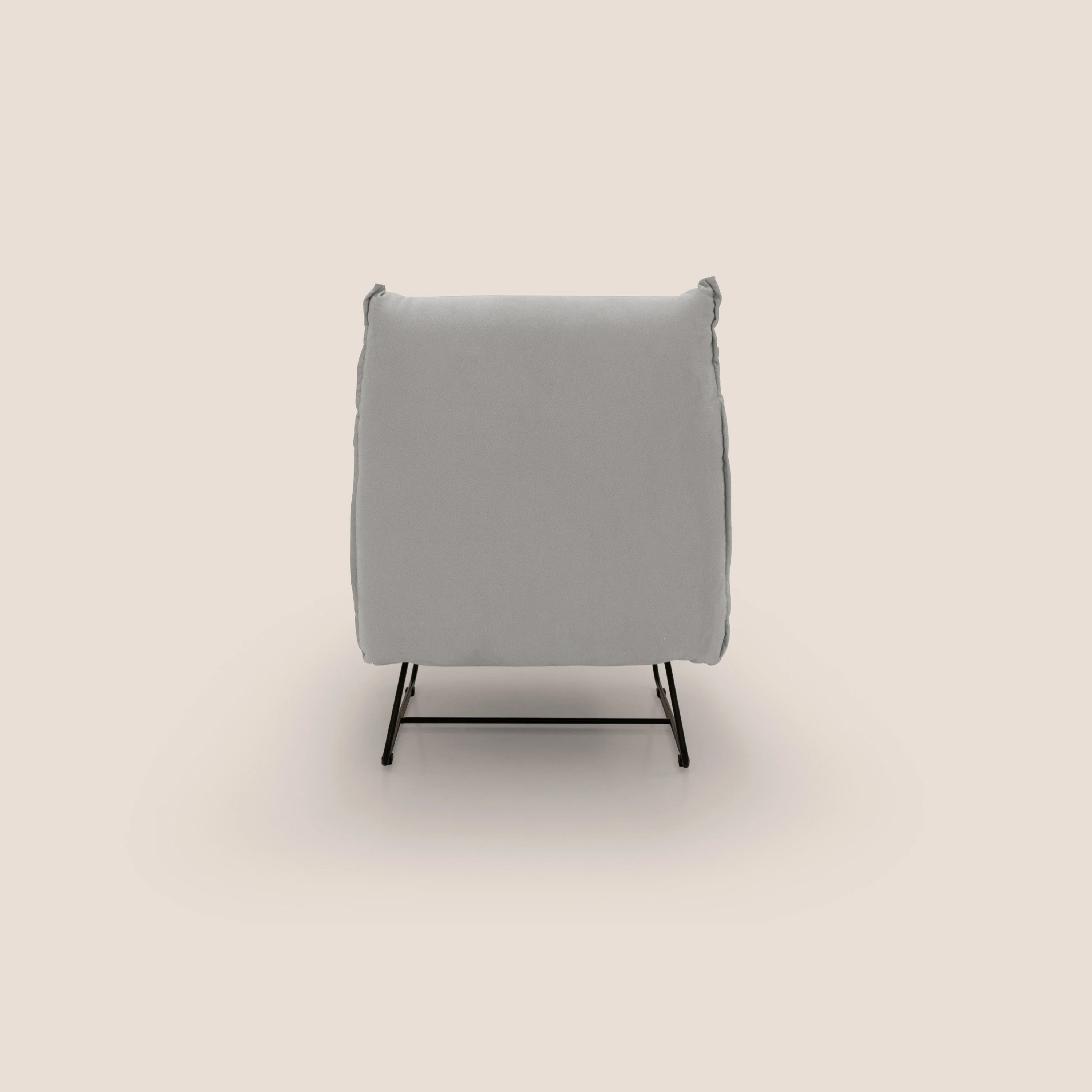 Tessa Fauteuil au design moderne en microfibre détachable T11 gris clair - Image 8