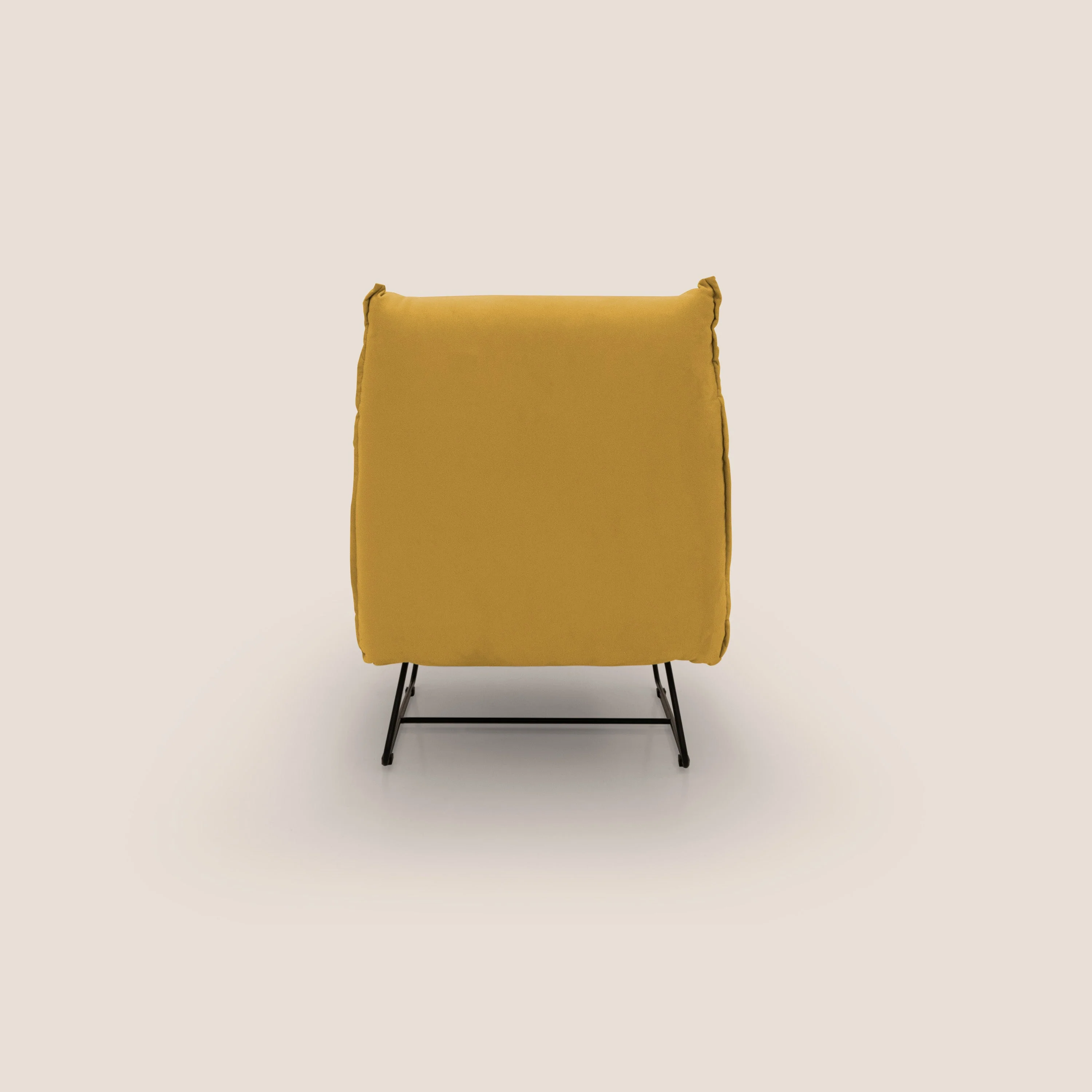 Tessa Fauteuil au design moderne en microfibre détachable T11 jaune - Image 8