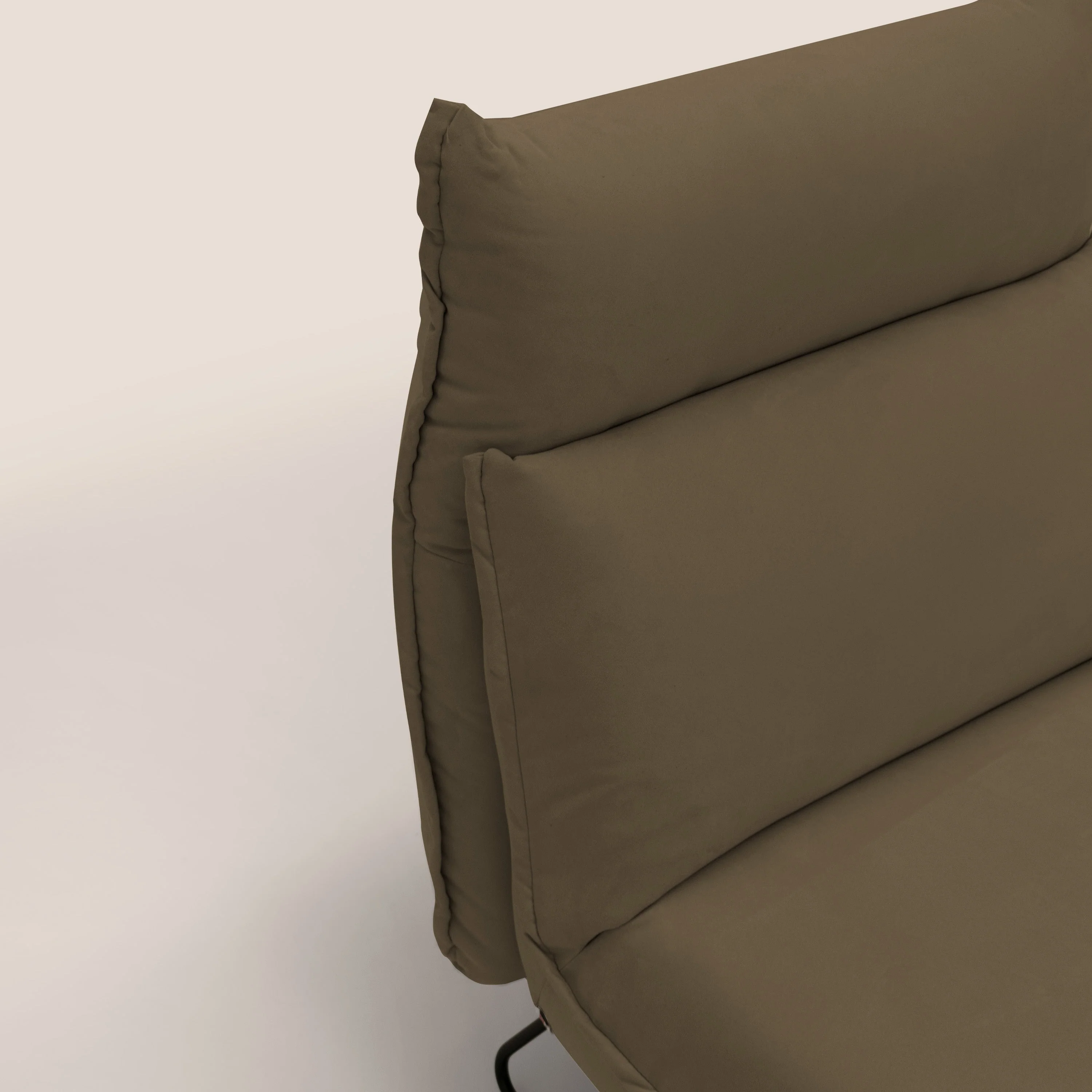 Tessa Fauteuil au design moderne en microfibre détachable T11 marron - Image 3