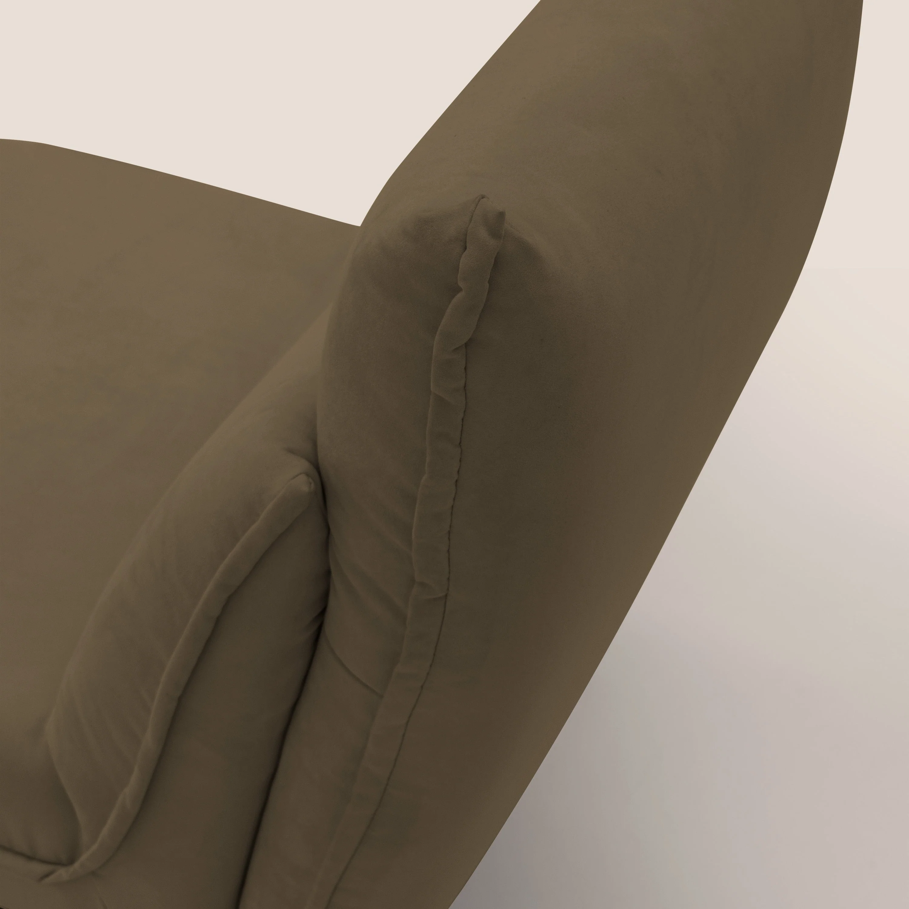 Tessa Fauteuil au design moderne en microfibre détachable T11 marron - Image 6