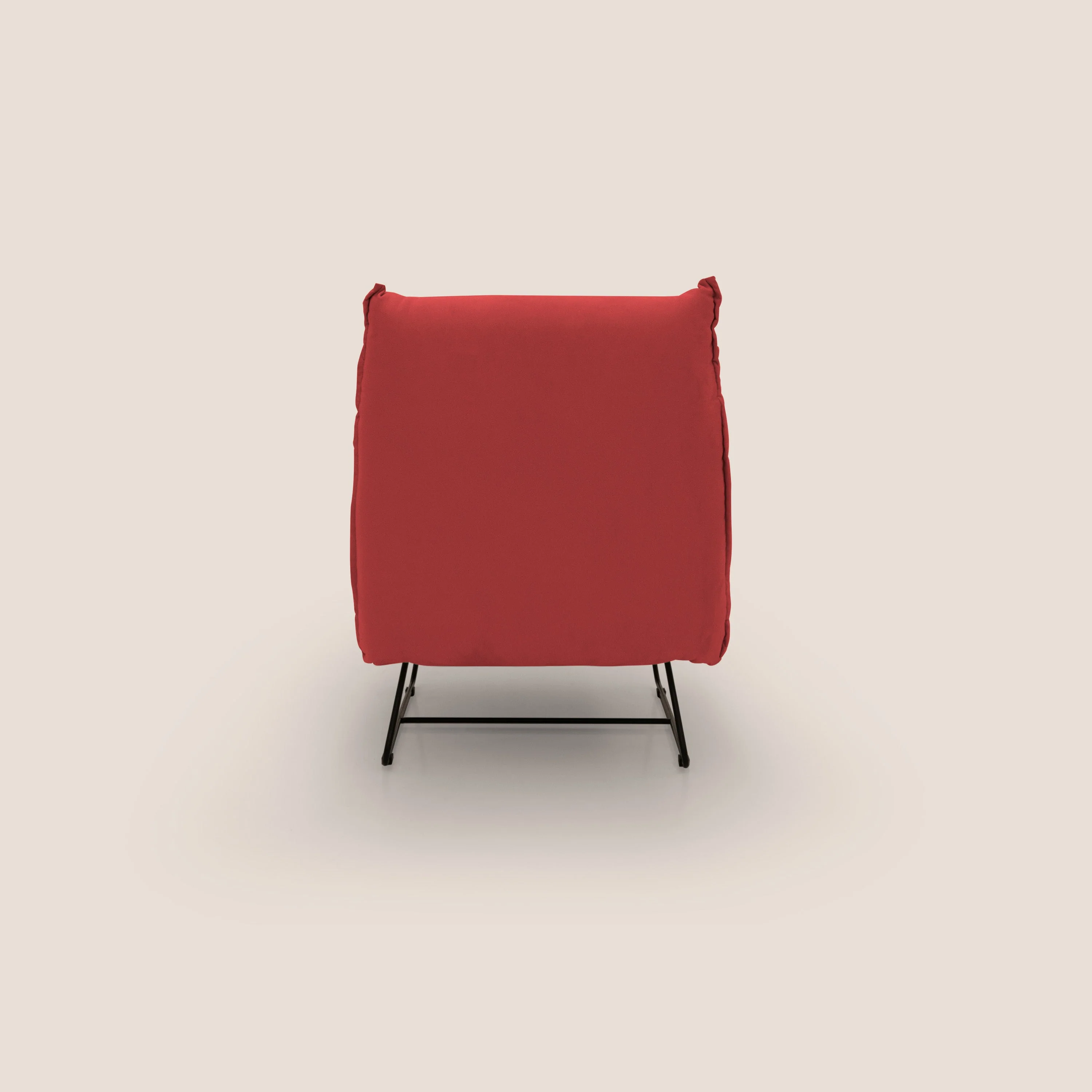 Tessa Fauteuil au design moderne en microfibre détachable T11 rouge - Image 8
