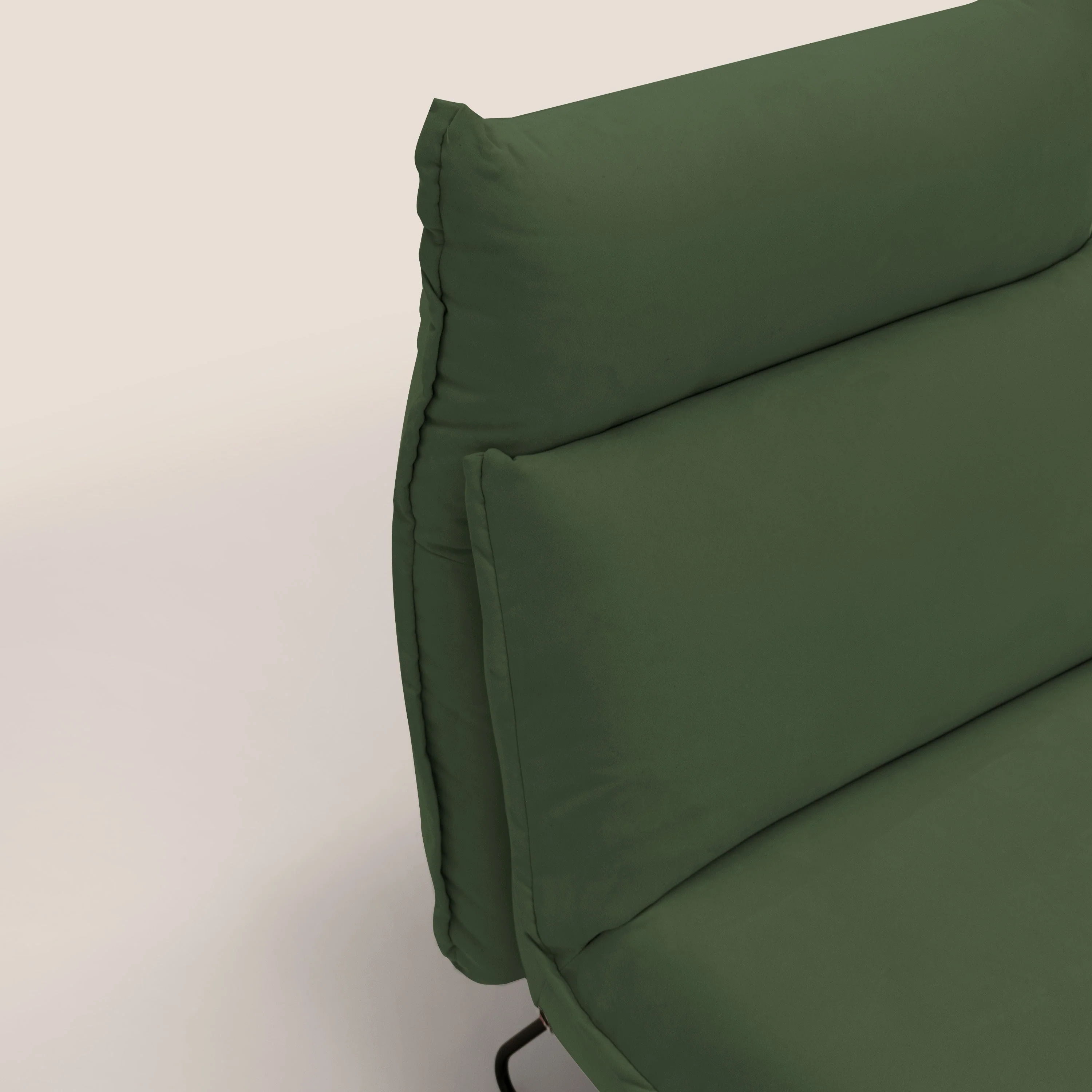 Tessa Fauteuil au design moderne en microfibre détachable T11 vert - Image 3