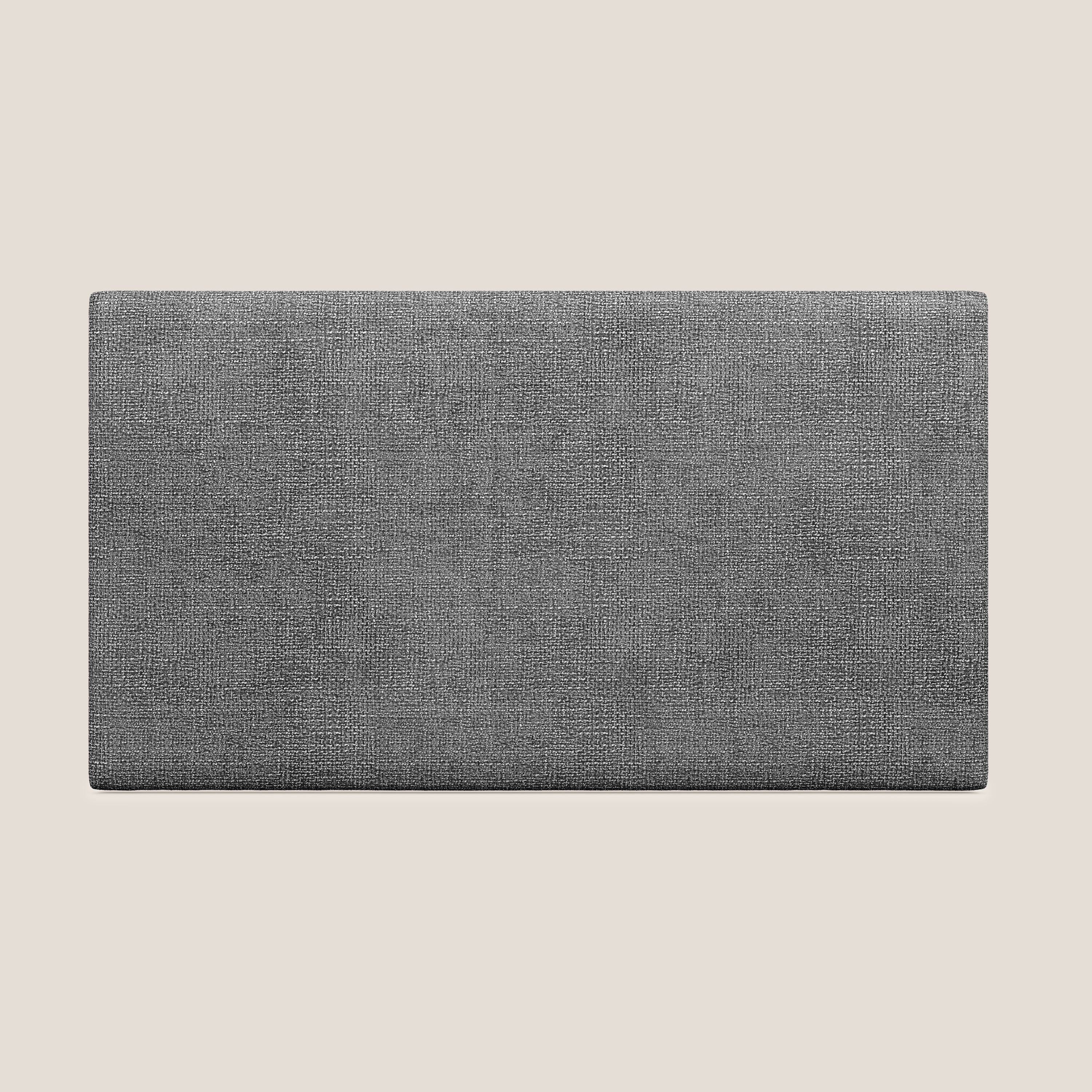 TĂȘte de lit en panneau mural grand de diffĂ©rentes dimensions en tissu doux dĂ©tachable T10 anthracite