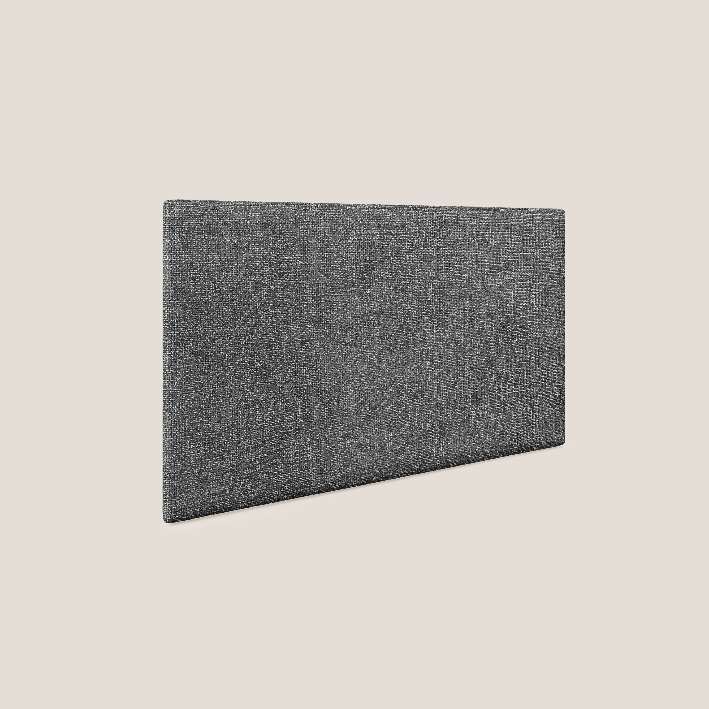 TĂȘte de lit en panneau mural grand de diffĂ©rentes dimensions en tissu doux dĂ©tachable T10 anthracite - Image 2