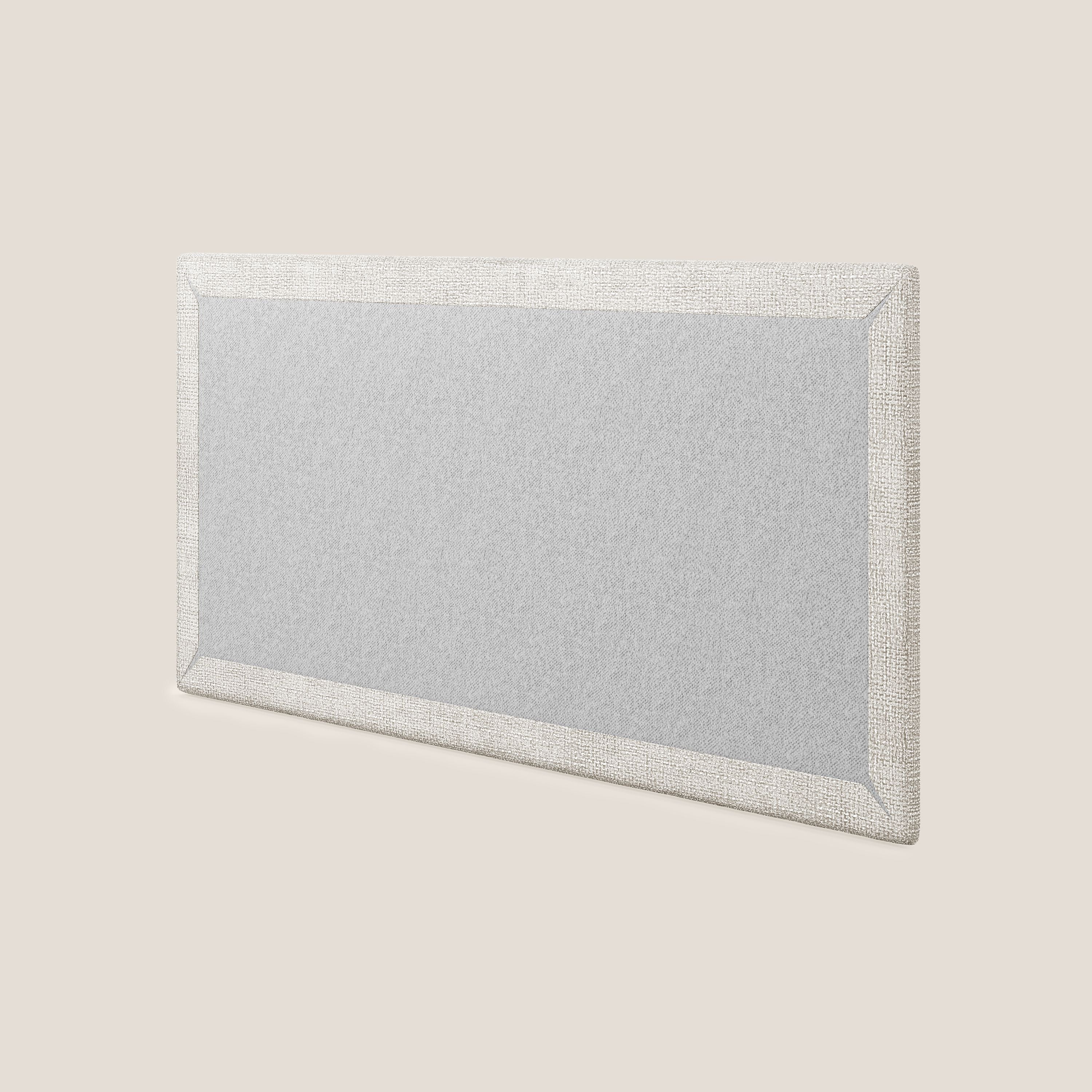 Tête de lit en panneau mural grand de différentes dimensions en tissu doux détachable T10 crème - Image 4