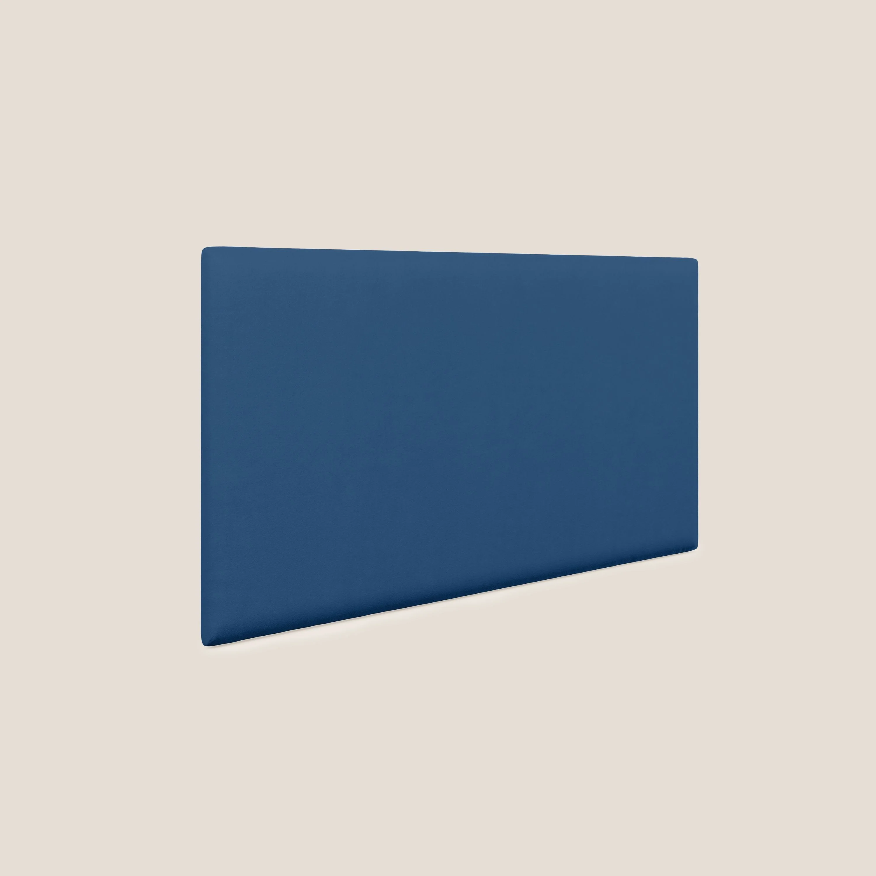 Tête de lit en panneau mural moyen de différentes dimensions en microfibre détachable T11 bleu - Image 2