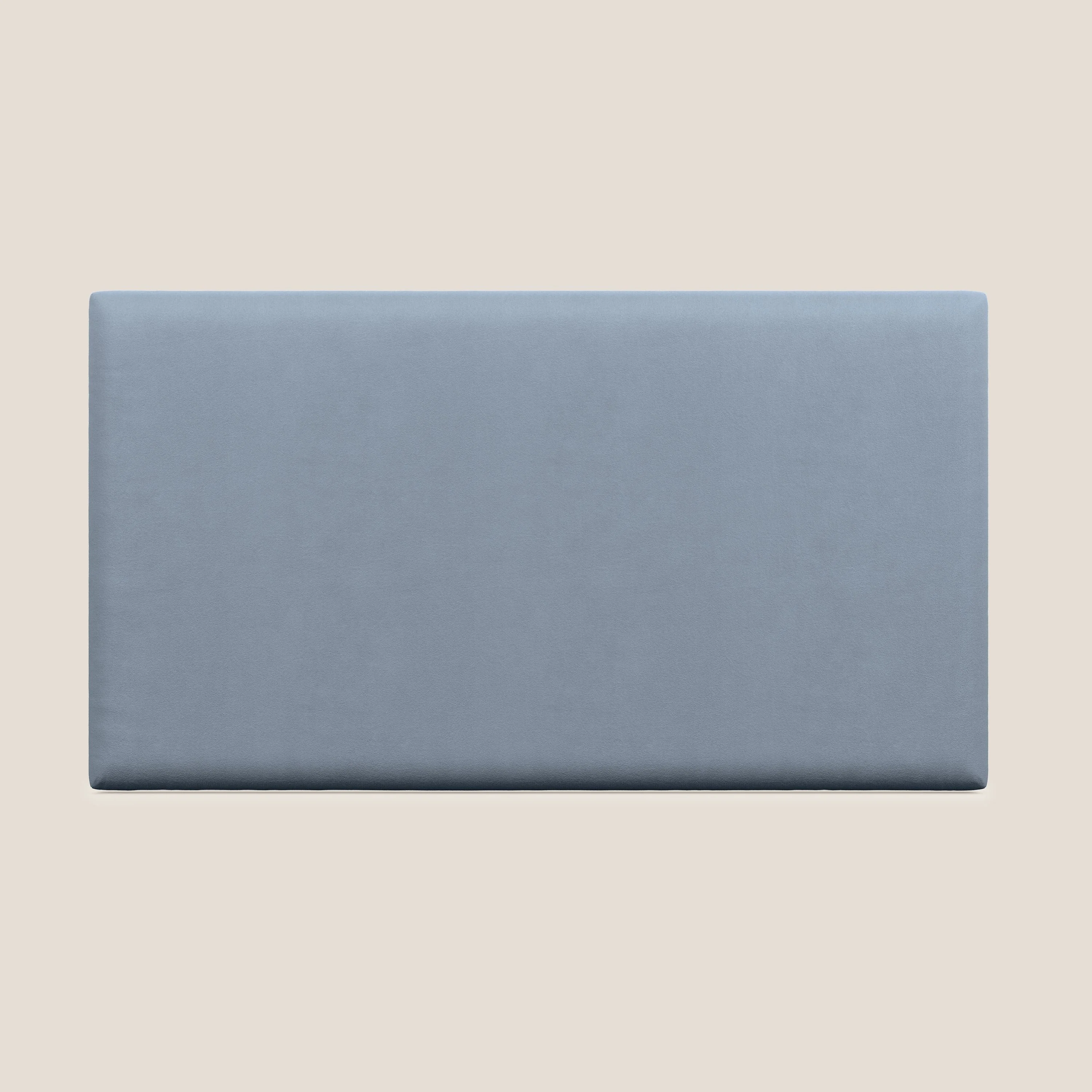 Tête de lit en panneau mural moyen de différentes dimensions en microfibre détachable T11 sucre glace - Image 4