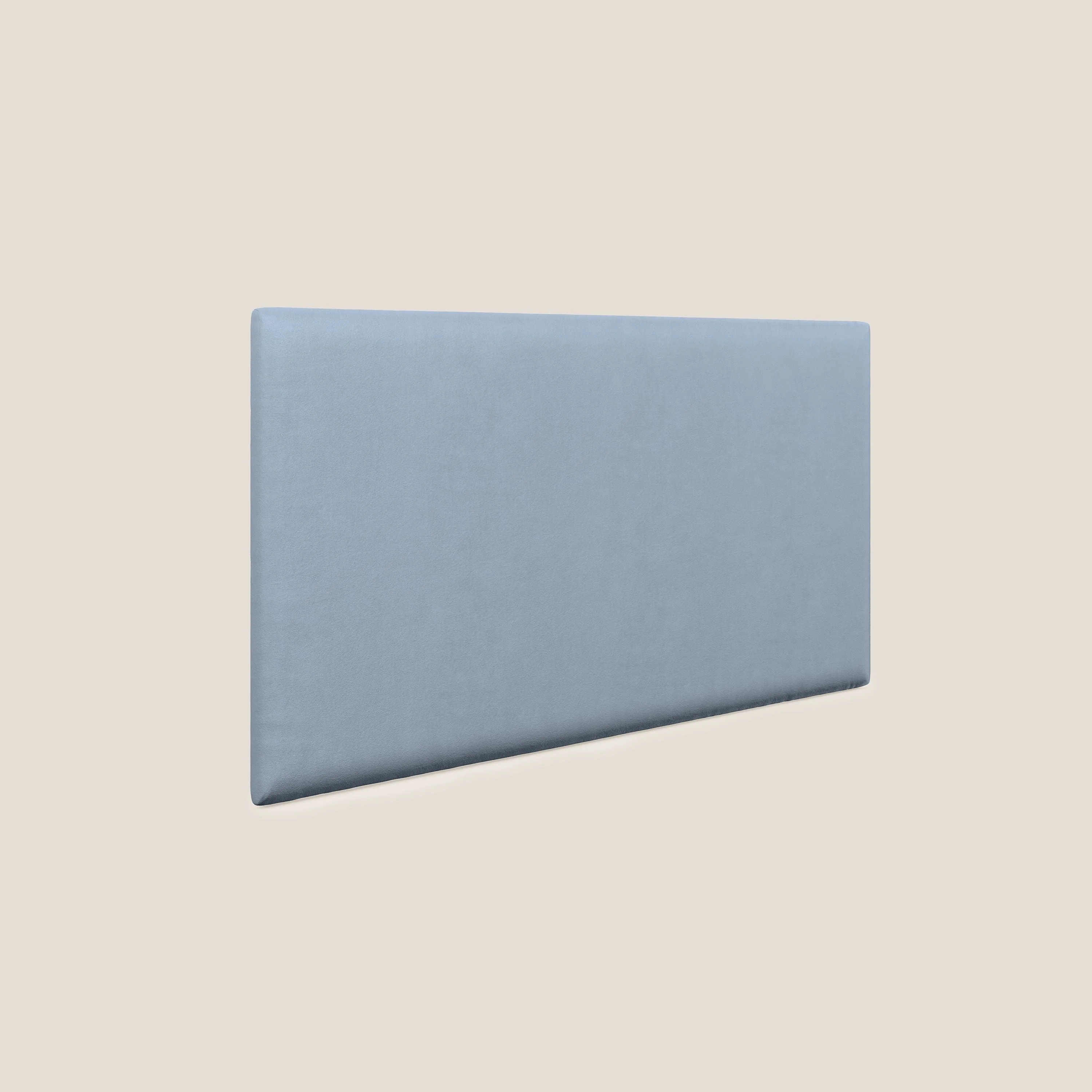 Tête de lit en panneau mural moyen de différentes dimensions en microfibre détachable T11 sucre glace - Image 5