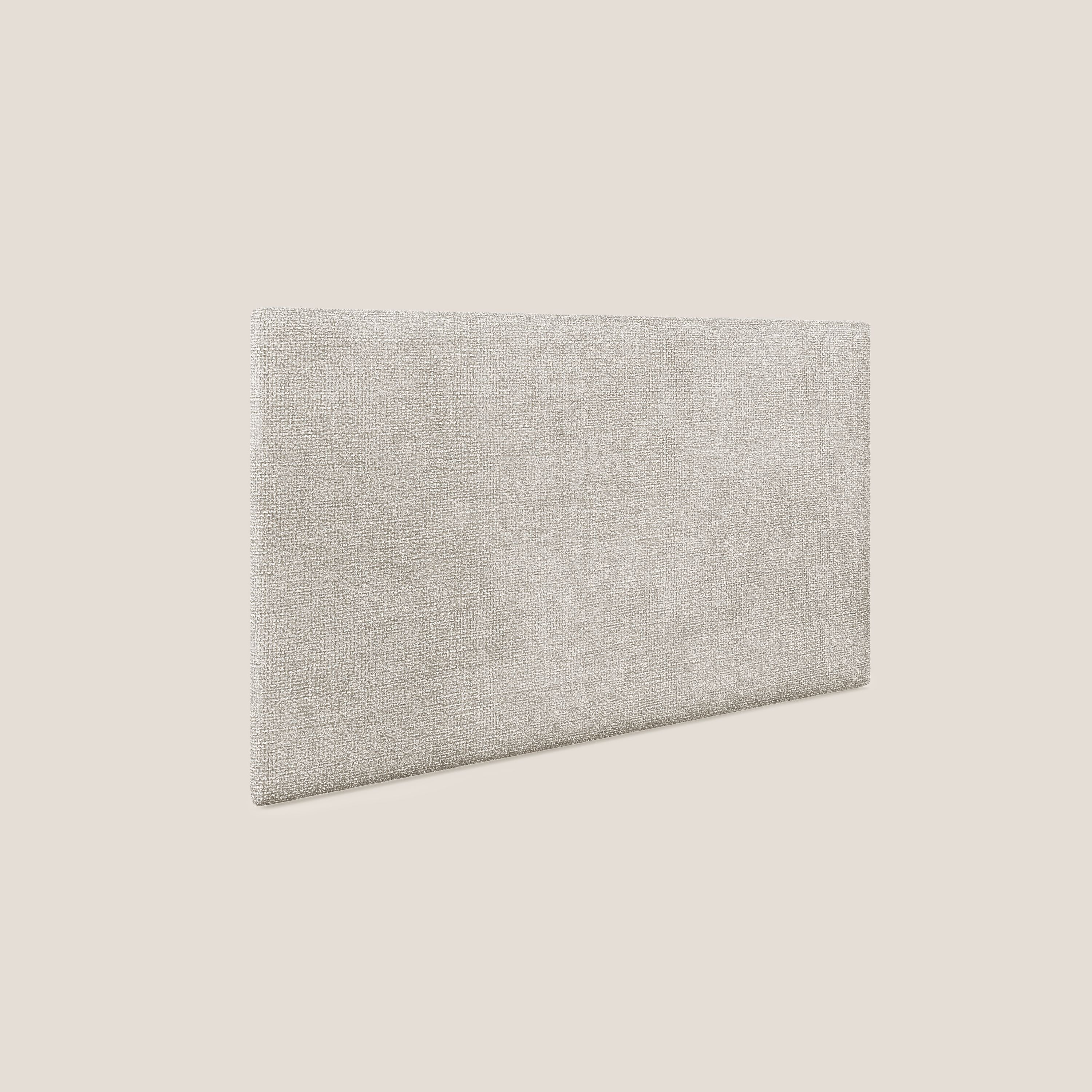 Tête de lit en panneau mural moyen de différentes dimensions en tissu doux détachable T10 crème - Image 2