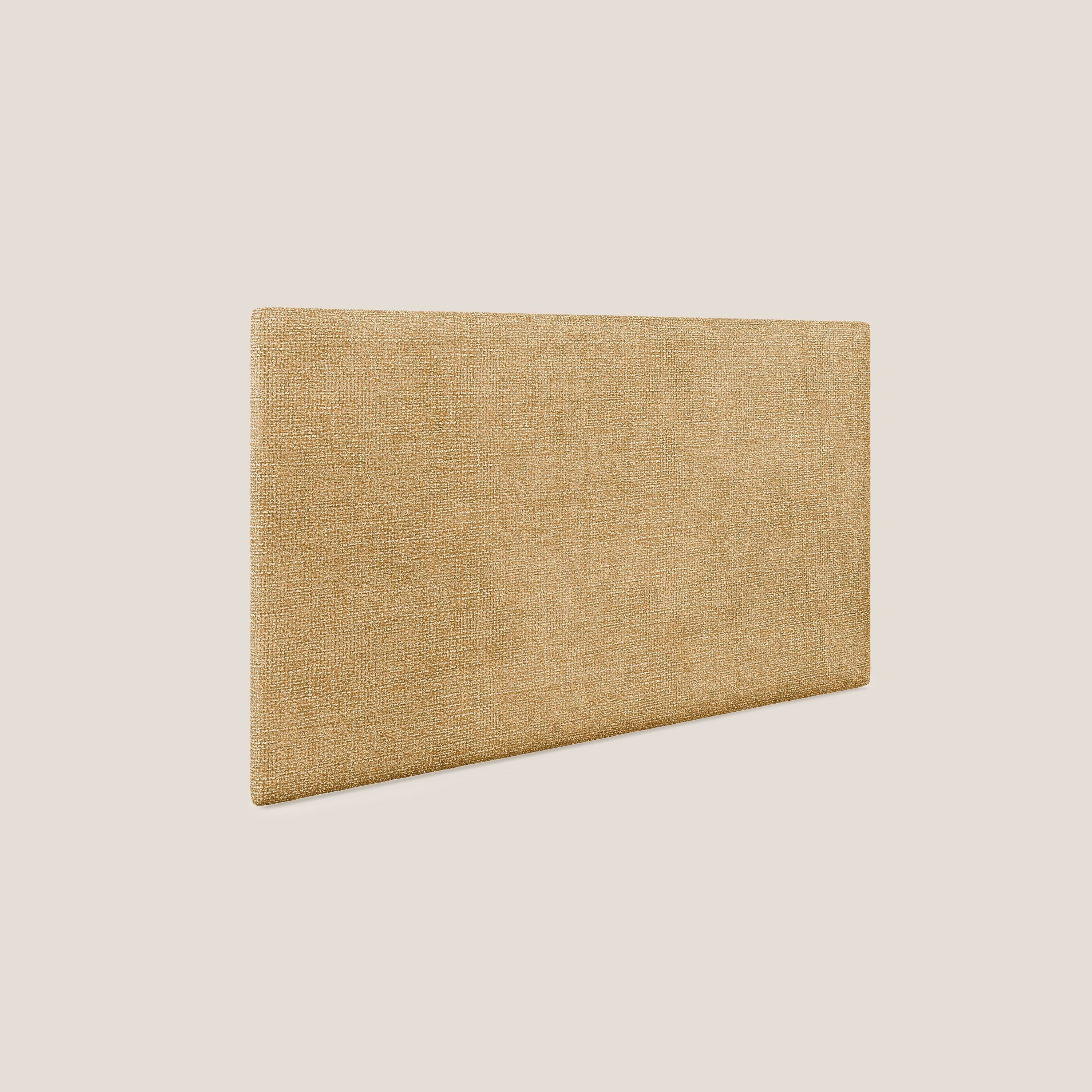 Tête de lit en panneau mural moyen de différentes dimensions en tissu doux détachable T10 jaune - Image 2