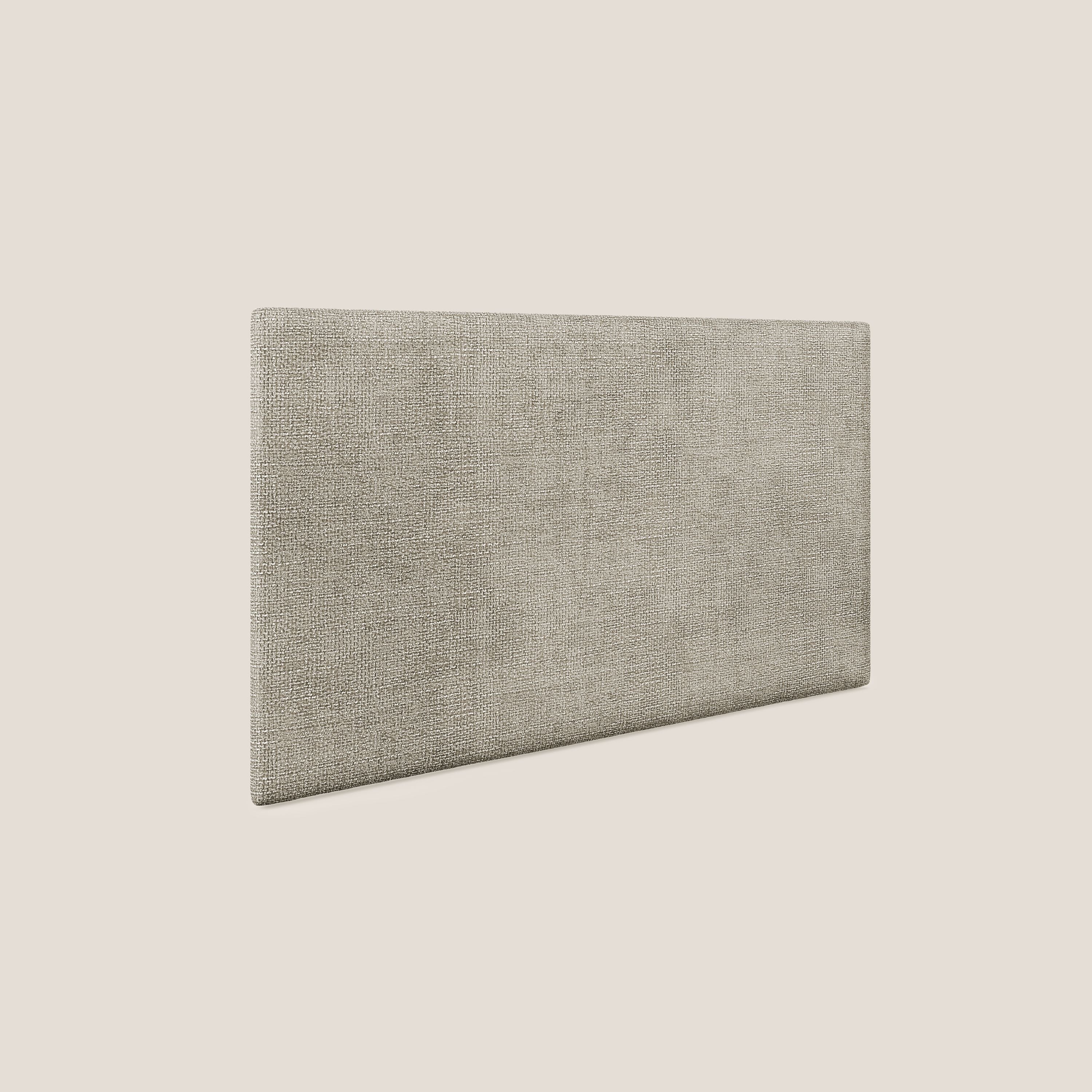 Tête de lit en panneau mural moyen de différentes dimensions en tissu doux détachable T10 Taupe tortora - Image 2