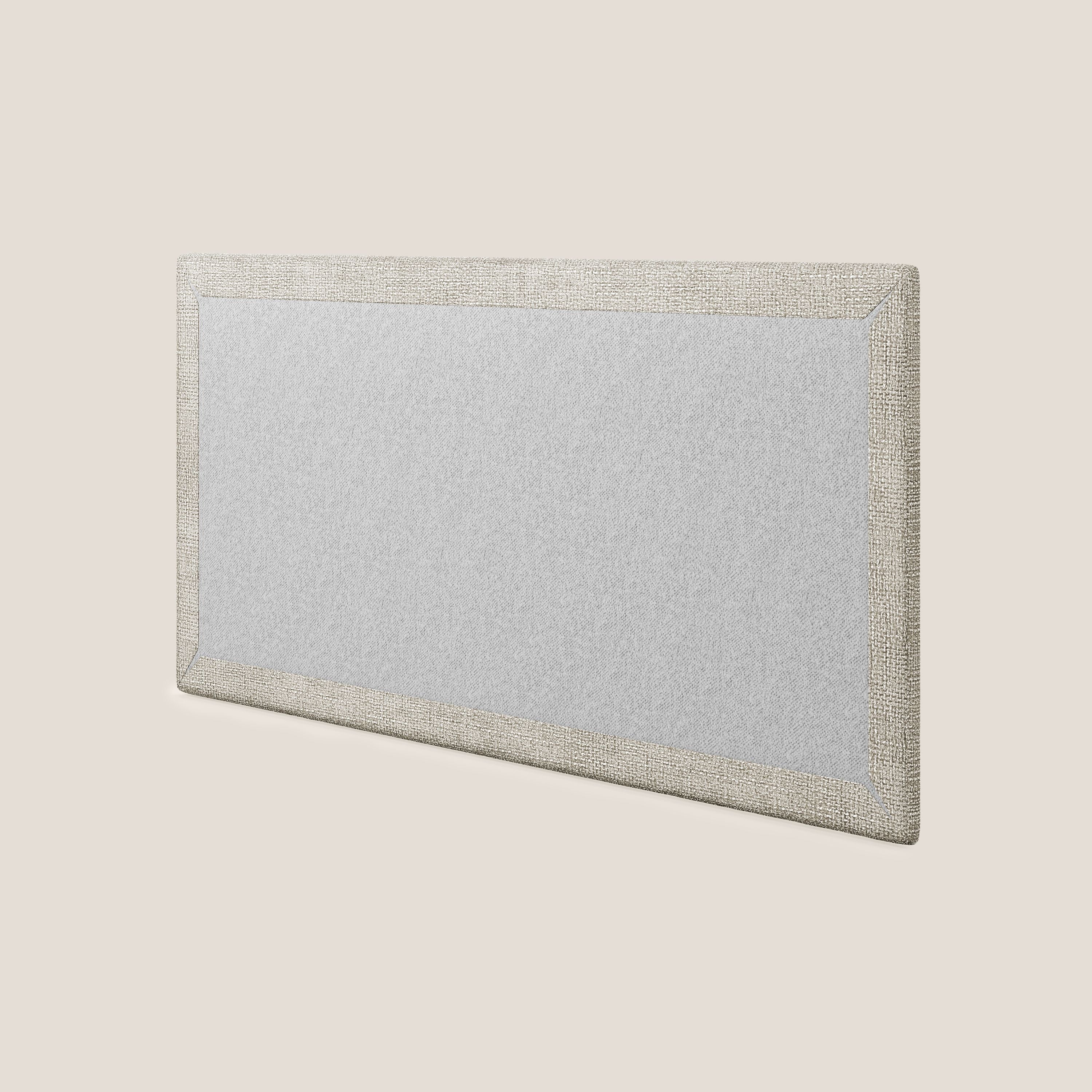 Tête de lit en panneau mural moyen de différentes dimensions en tissu doux détachable T10 Taupe tortora - Image 4