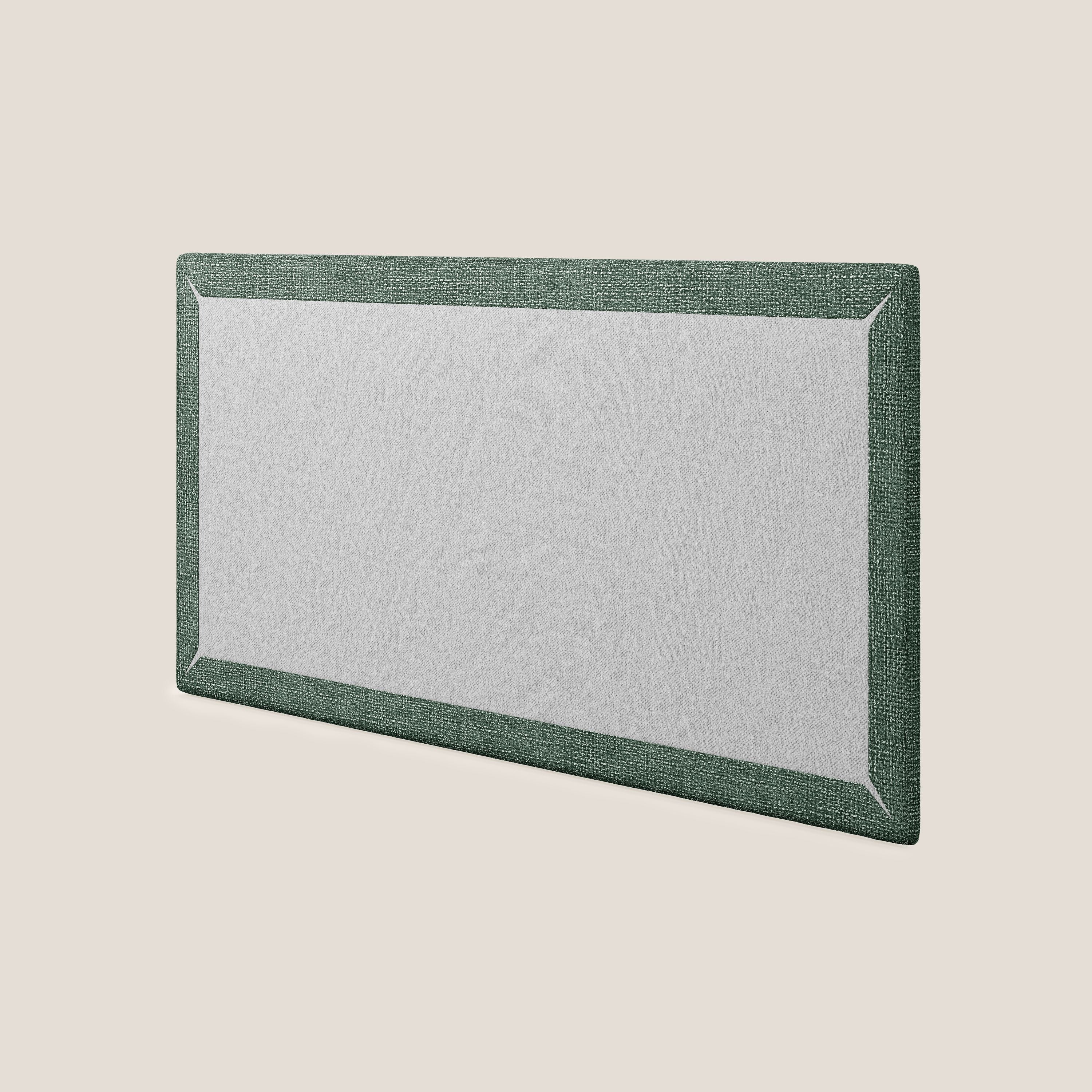 Tête de lit en panneau mural moyen de différentes dimensions en tissu doux détachable T10 vert - Image 4
