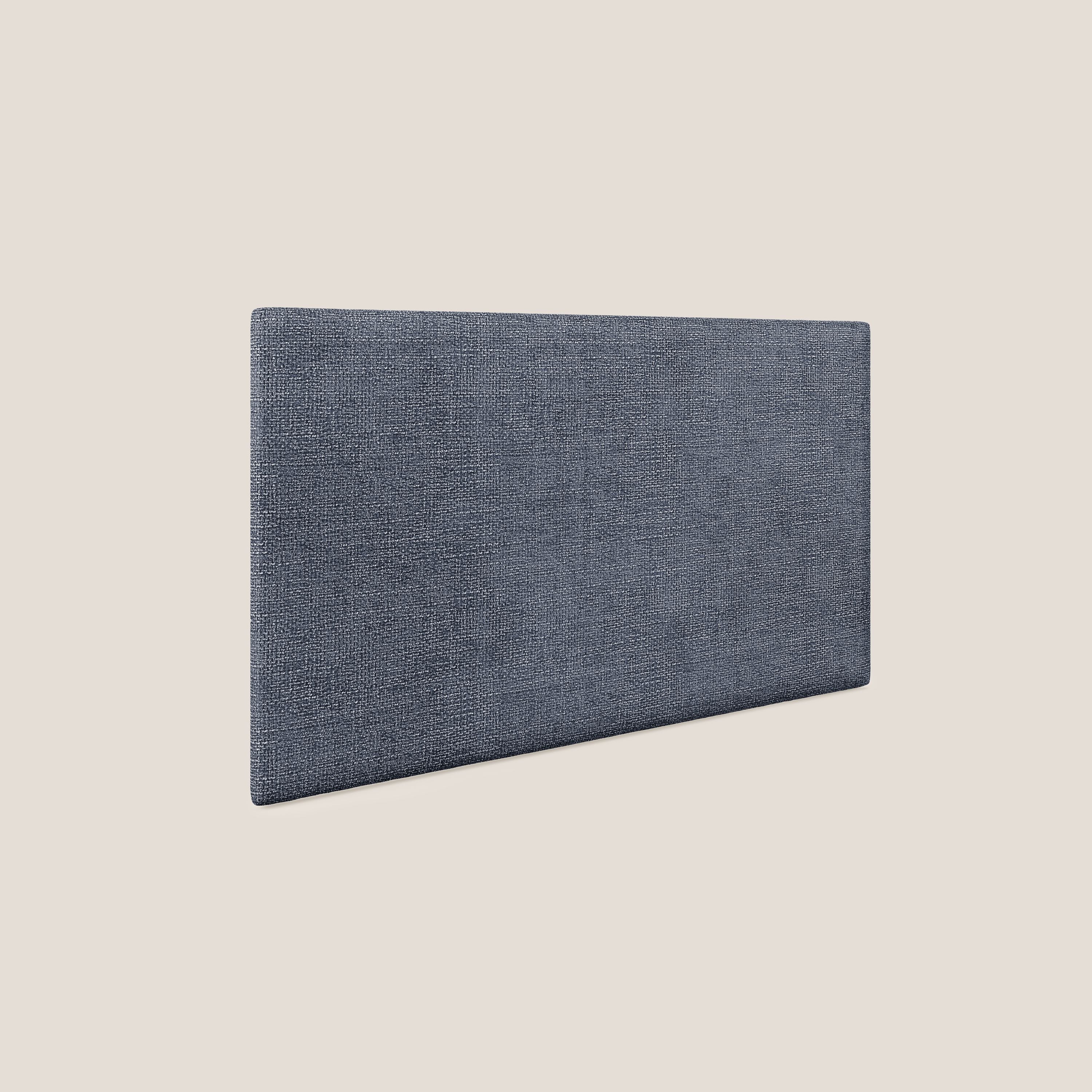 Tête de lit en petit panneau mural de différentes dimensions en tissu doux détachable T10 bleu - Image 2