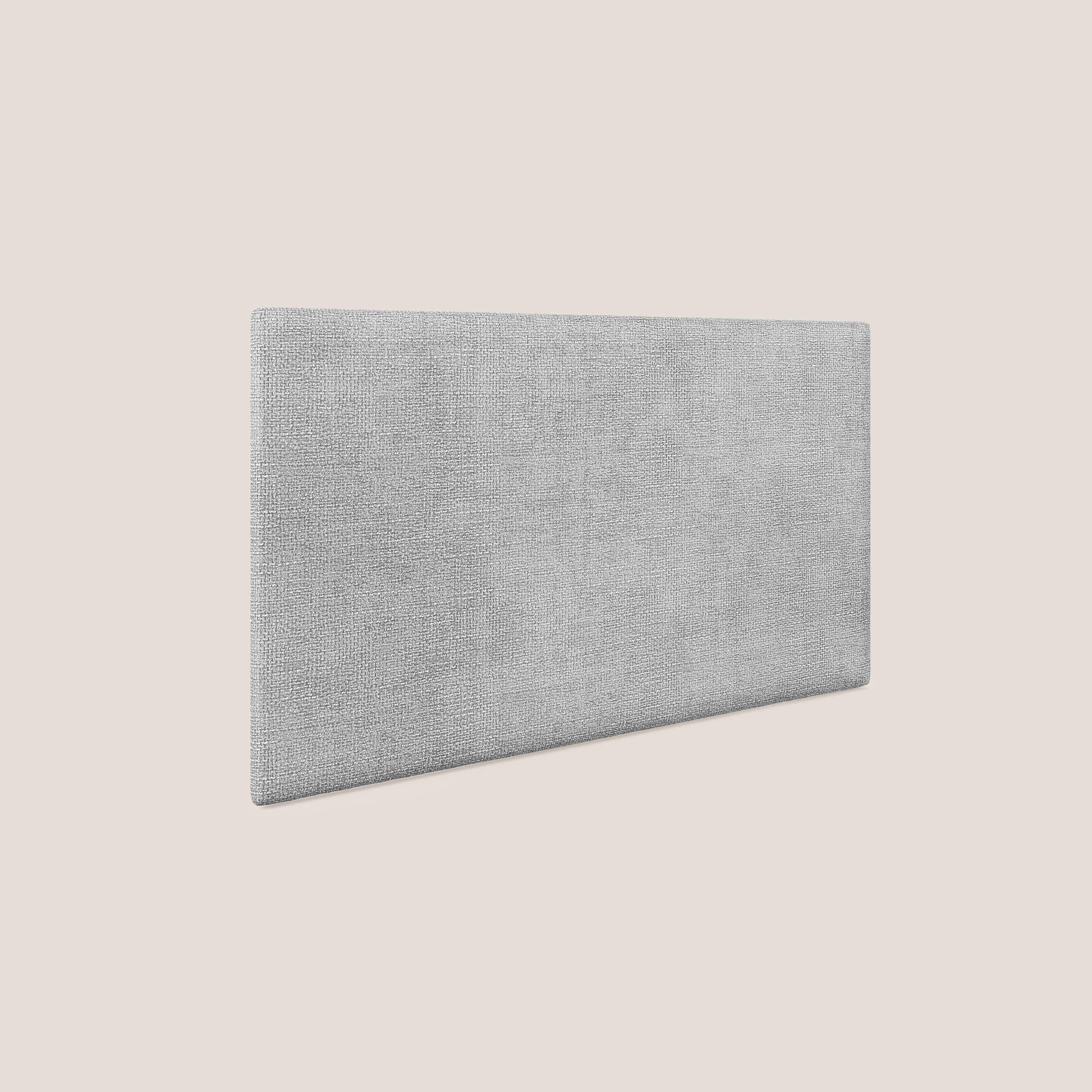 Tête de lit en petit panneau mural de différentes dimensions en tissu doux détachable T10 gris clair - Image 2