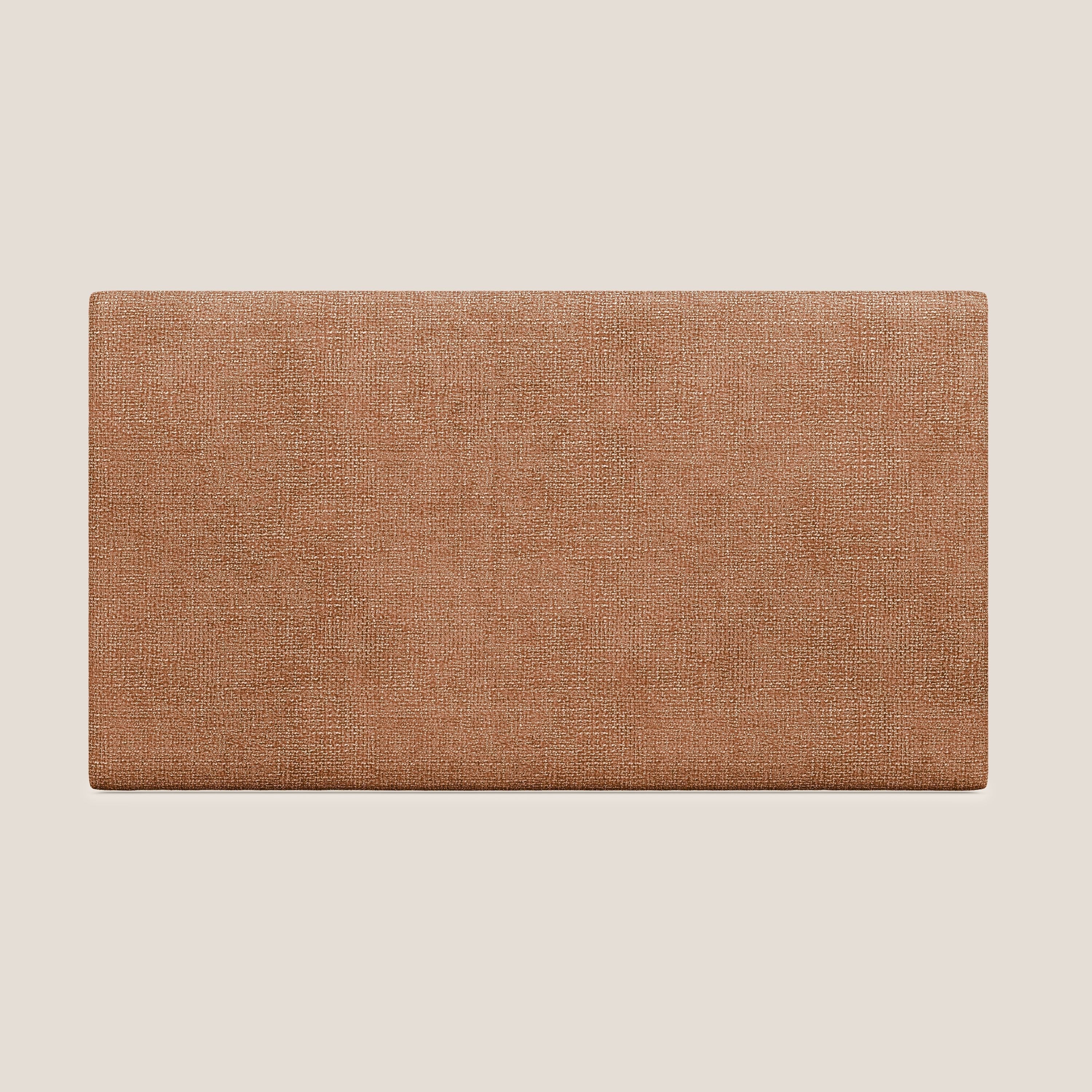 Tête de lit en petit panneau mural de différentes dimensions en tissu doux détachable T10 orange