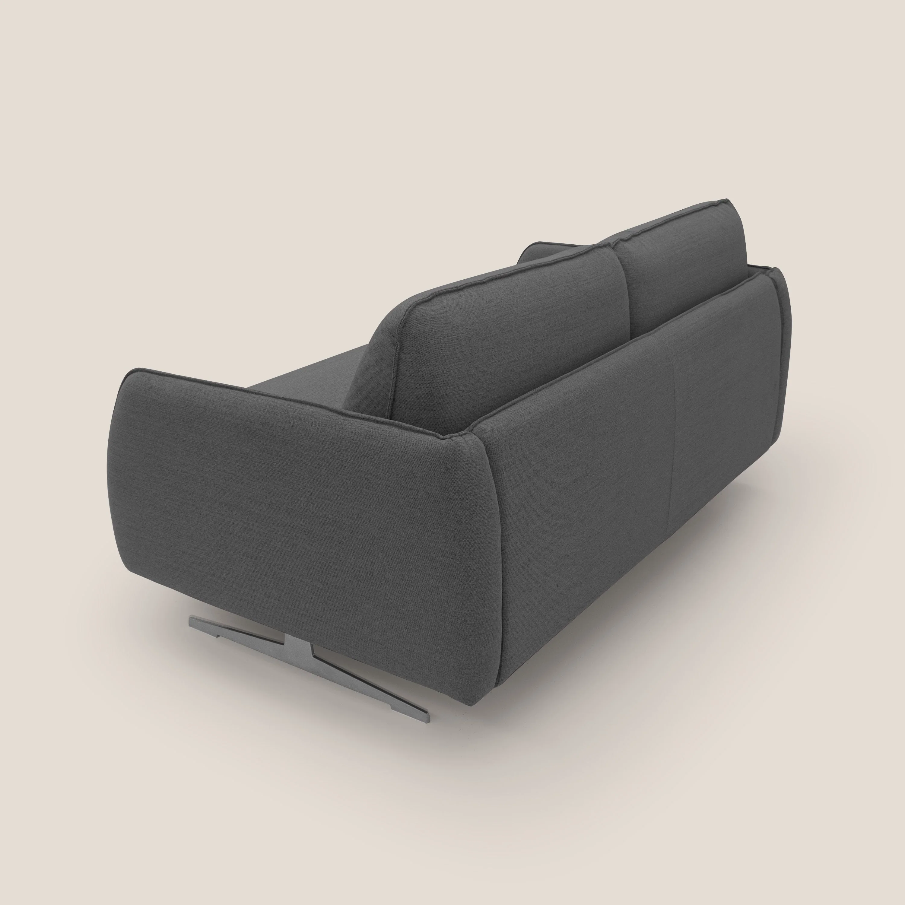 Texas Canapé convertible matrimonial moderne en tissu imperméable T19 anthracite - Image 10