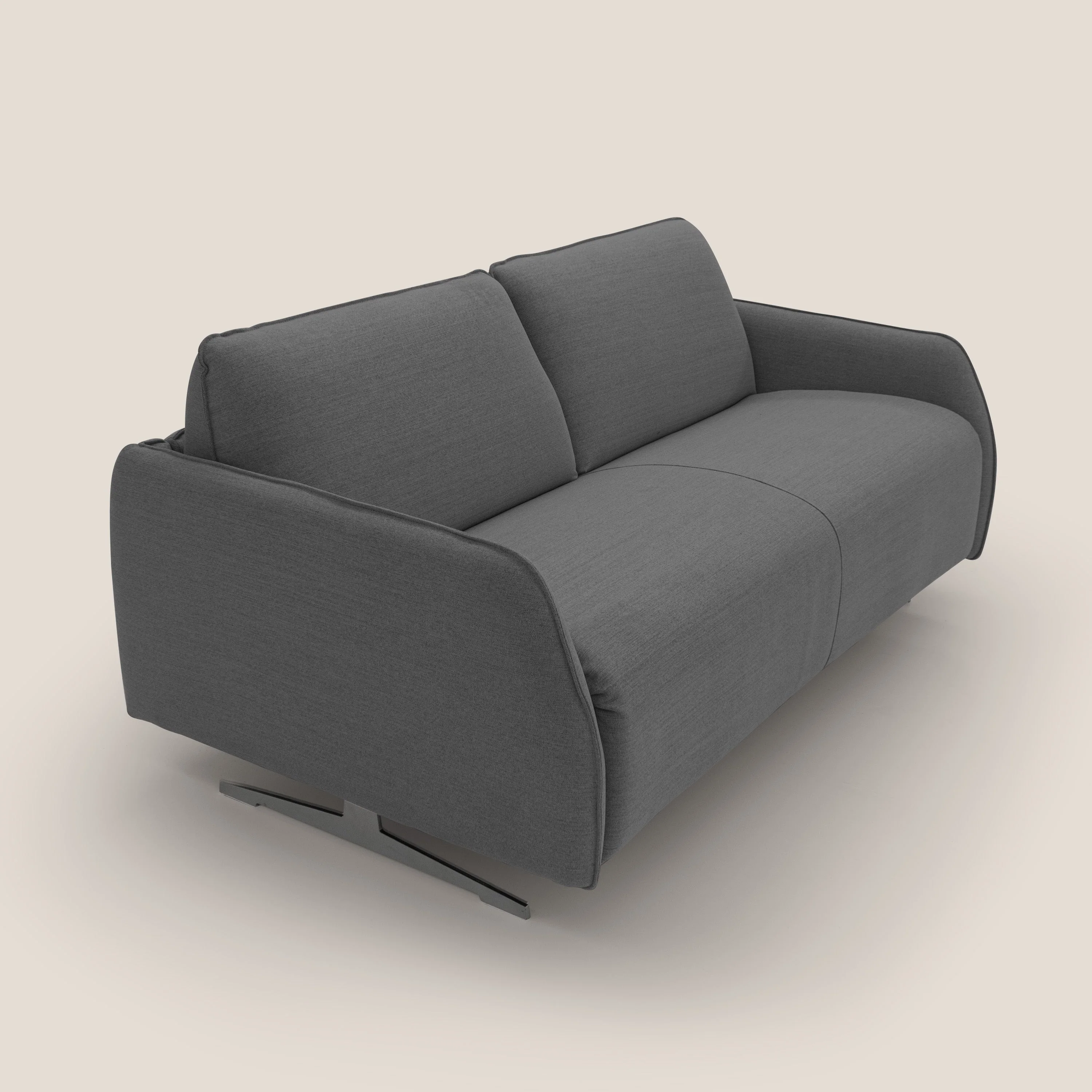 Texas Canapé convertible matrimonial moderne en tissu imperméable T19 anthracite - Image 6