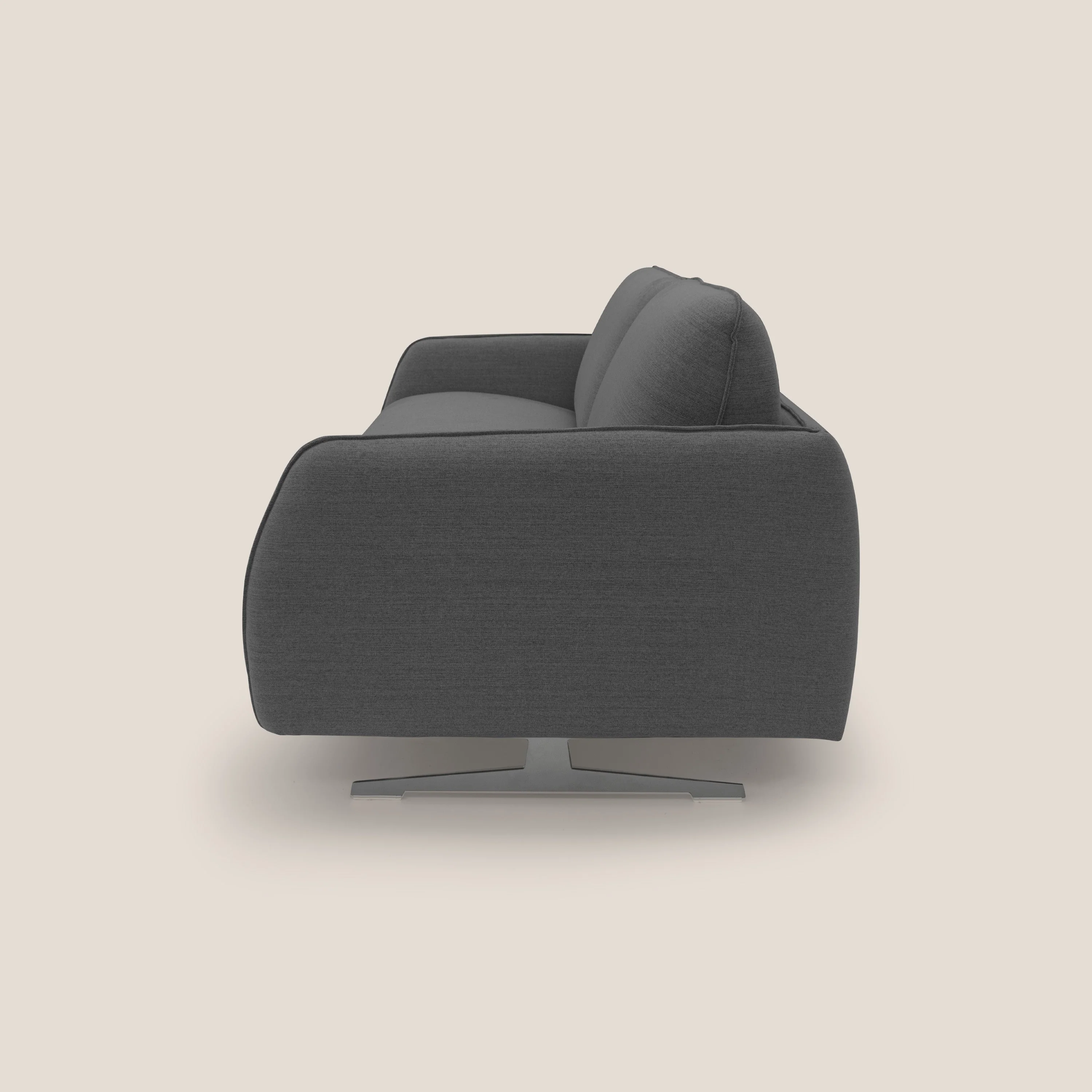 Texas Canapé convertible matrimonial moderne en tissu imperméable T19 anthracite - Image 9