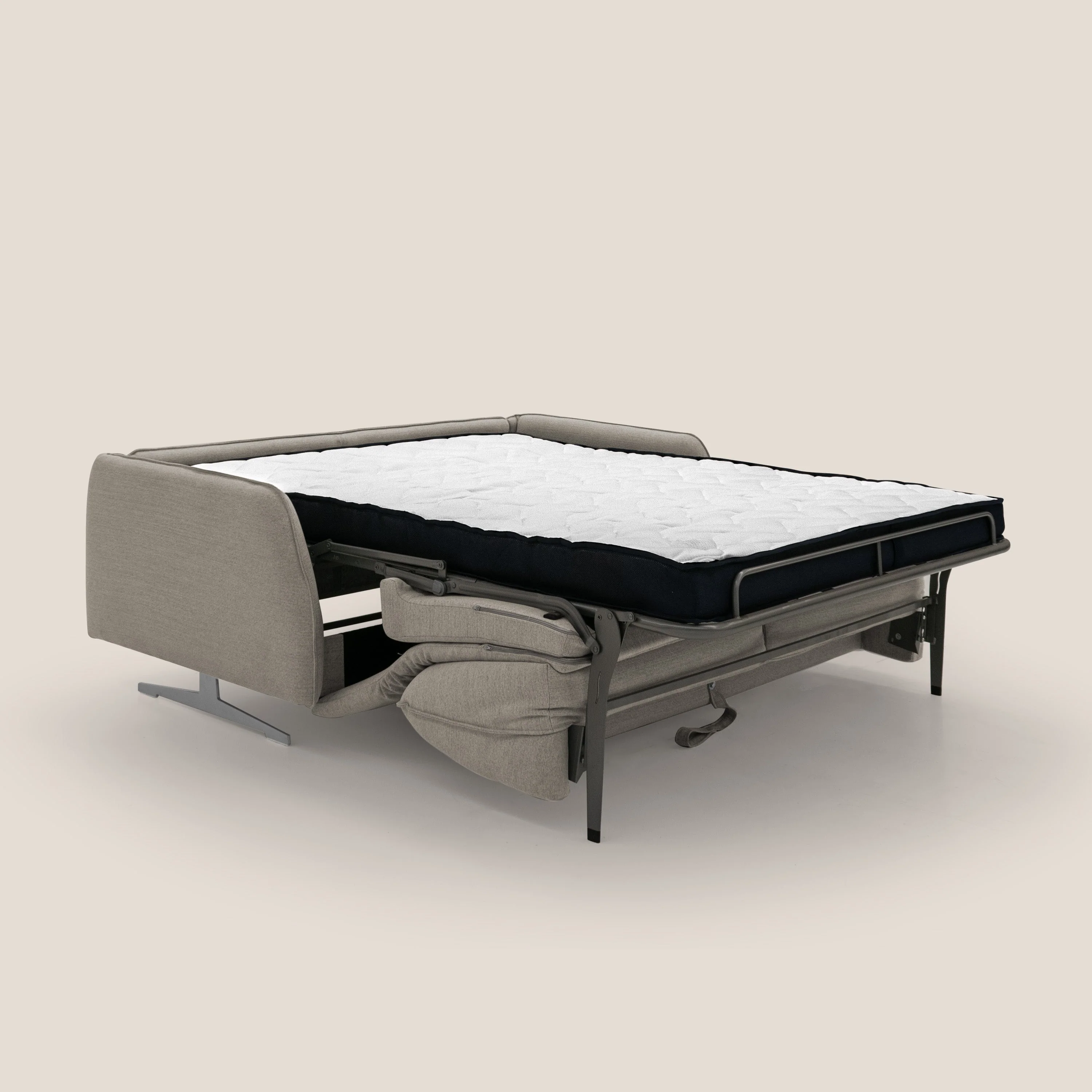 Texas Canapé convertible matrimonial moderne en tissu imperméable T19 beige - Image 2