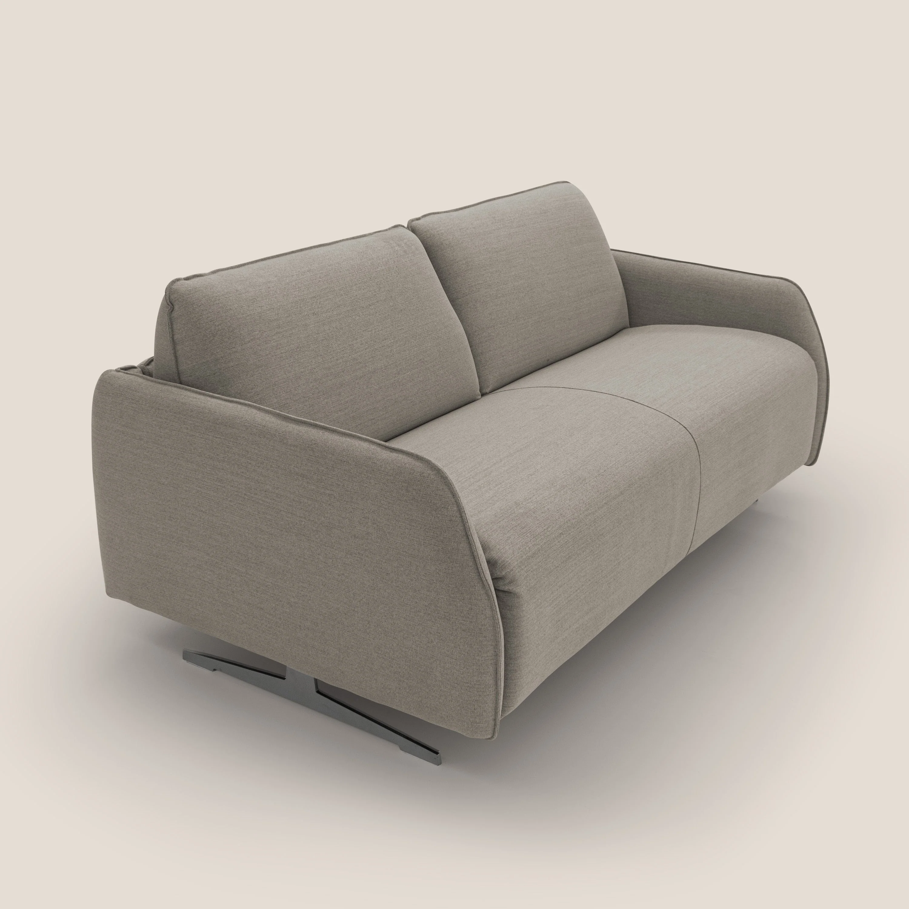 Texas Canapé convertible matrimonial moderne en tissu imperméable T19 beige - Image 6
